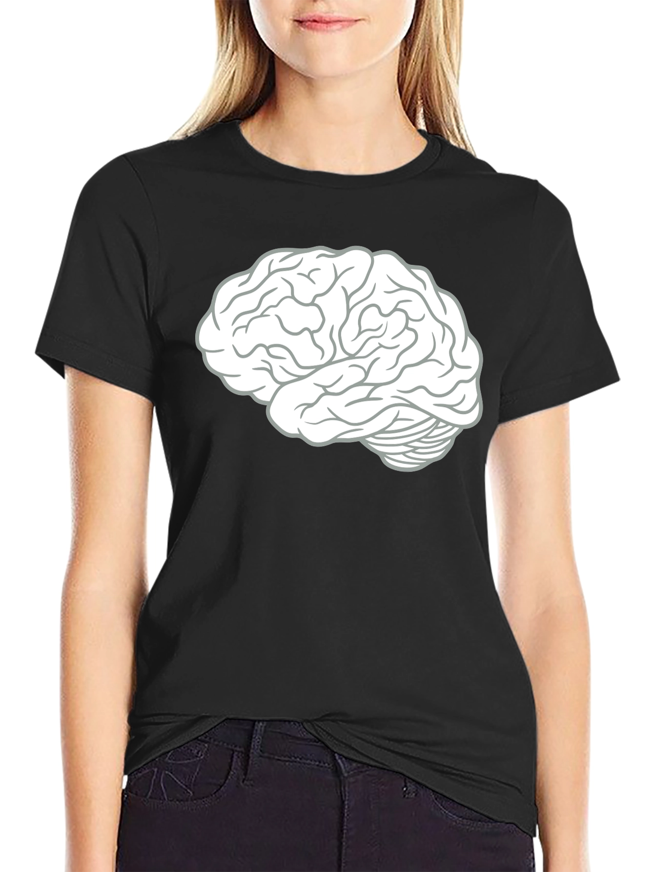 Brain Graphic Tee - Smart Casual