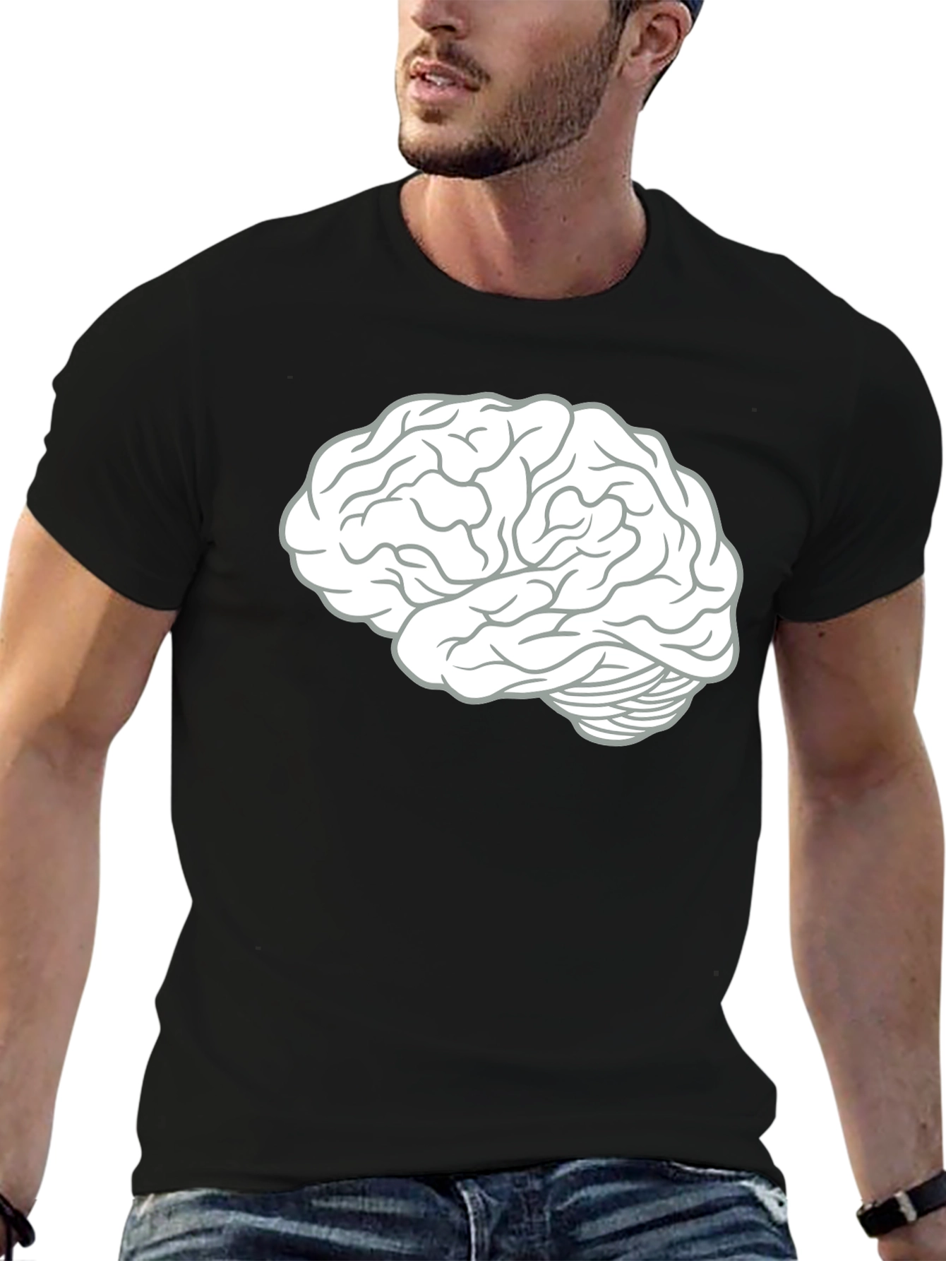 Brain Graphic Tee - Smart Casual