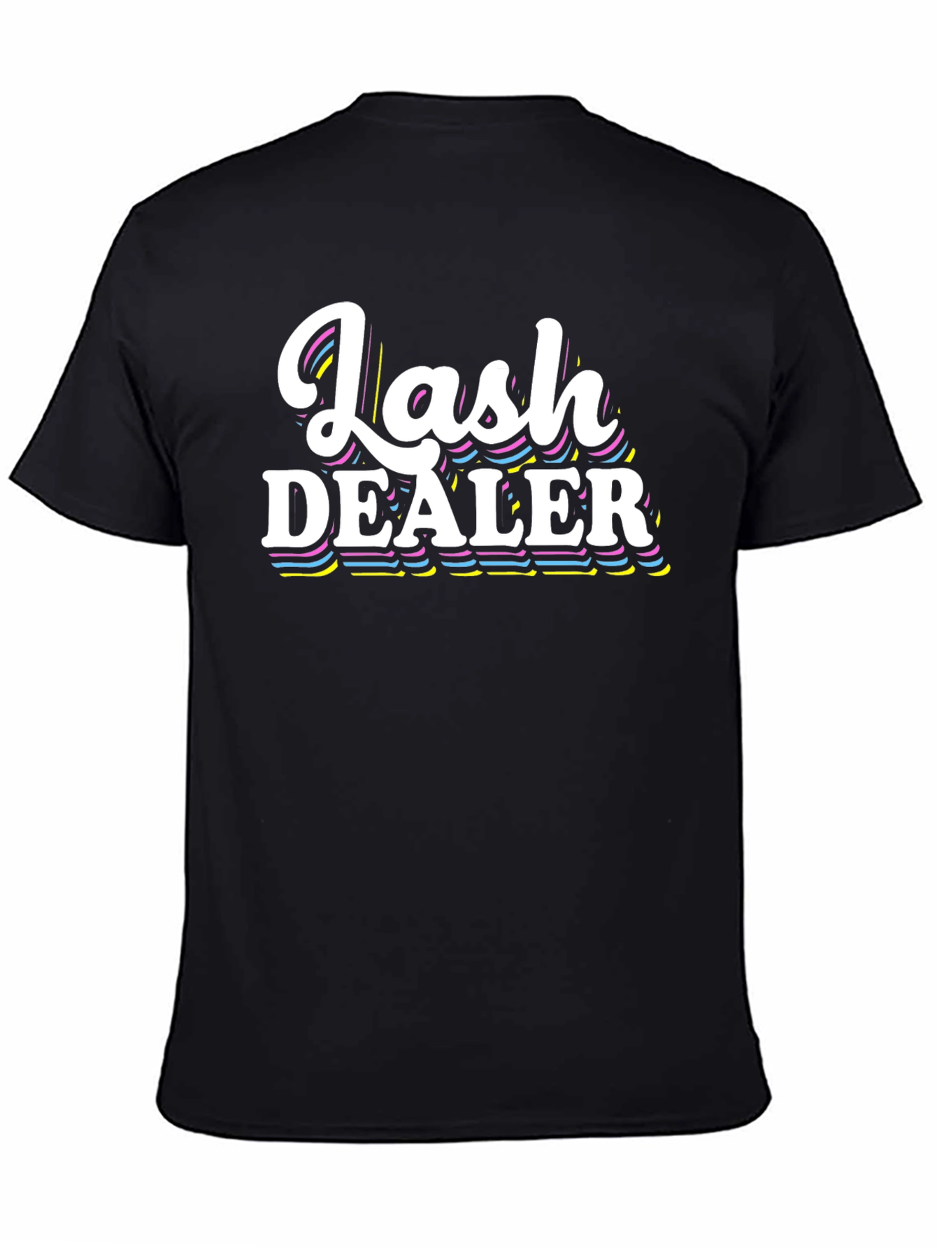 Lash Dealer Graphic Tee - Unisex Black Cotton T-Shirt