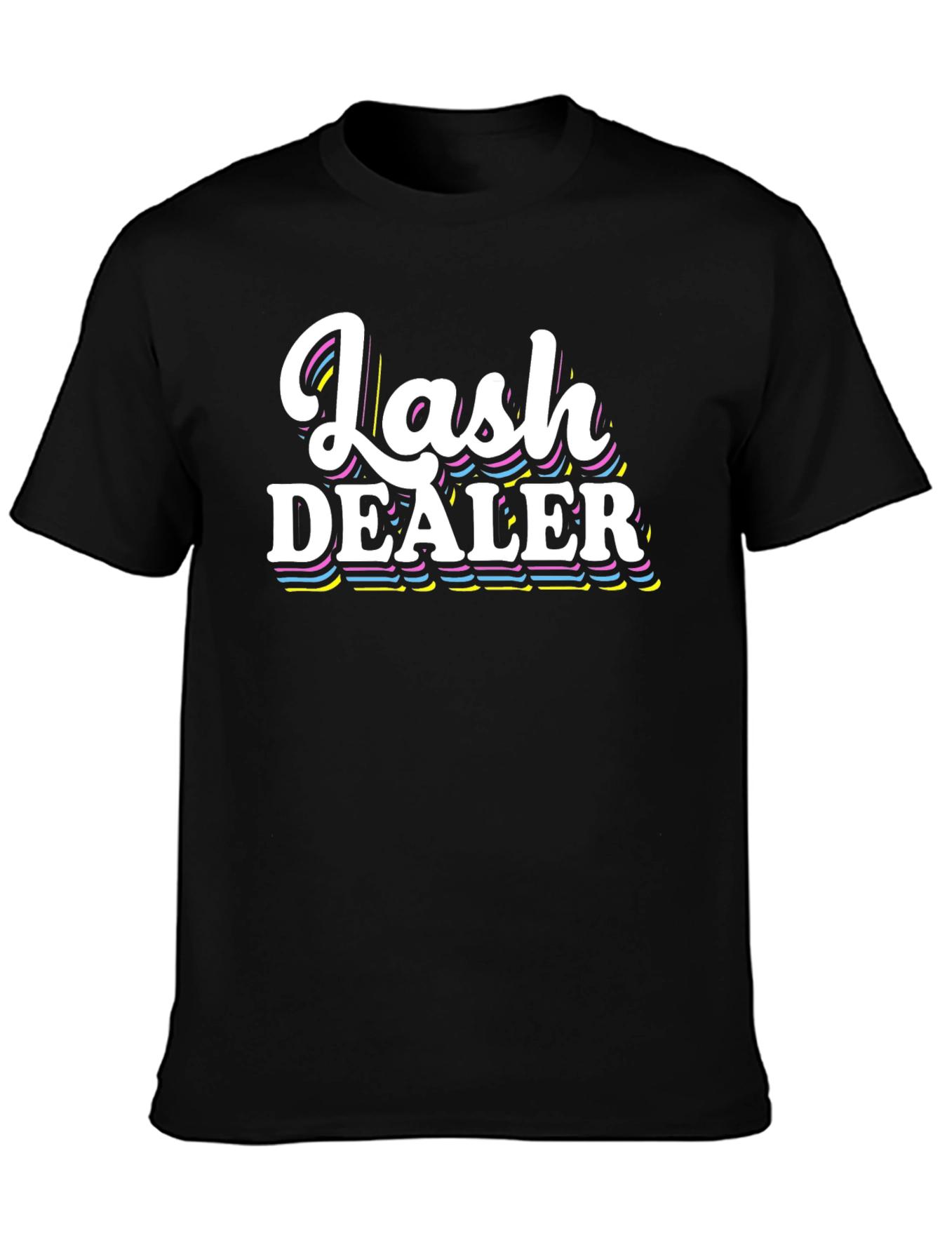 Lash Dealer Graphic Tee - Unisex Black Cotton T-Shirt