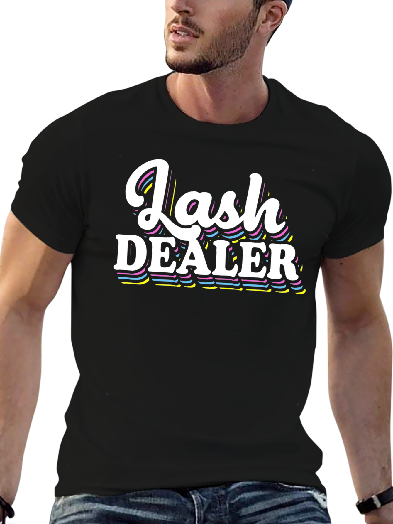 Lash Dealer Graphic Tee - Unisex Black Cotton T-Shirt