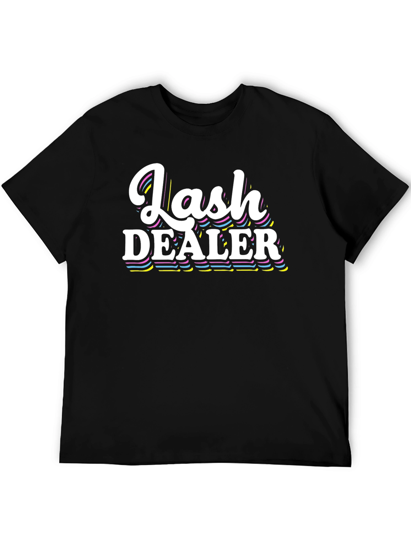 Lash Dealer Graphic Tee - Unisex Black Cotton T-Shirt