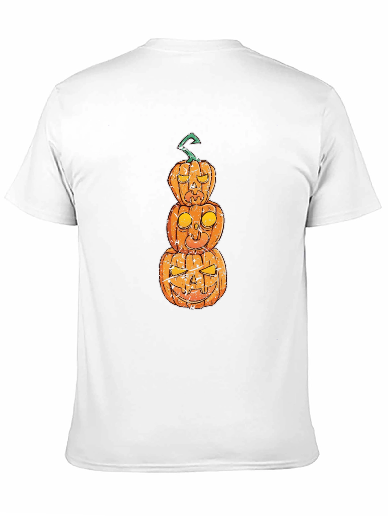 Halloween Pumpkin Stack Graphic T-Shirt