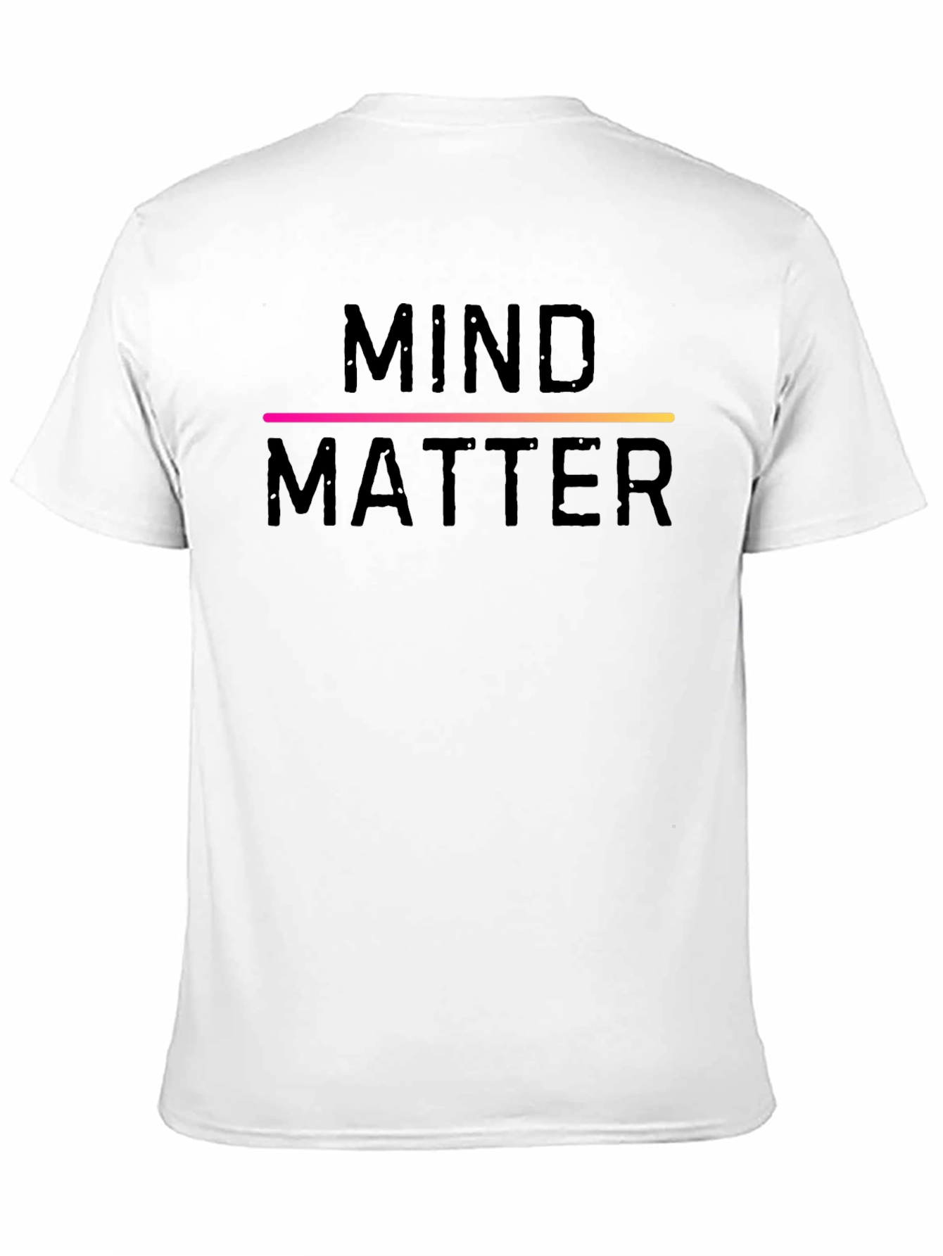 Mind Over Matter Graphic Tee - Black Cotton T-Shirt
