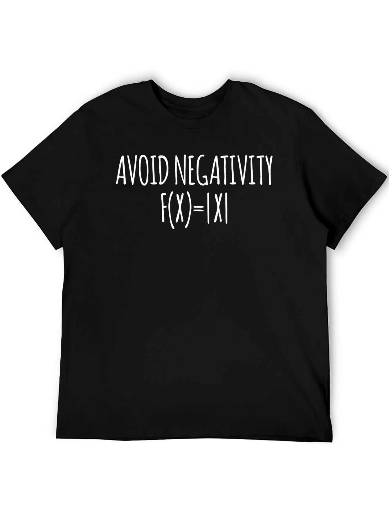 Avoid Negativity Math Humor T-Shirt