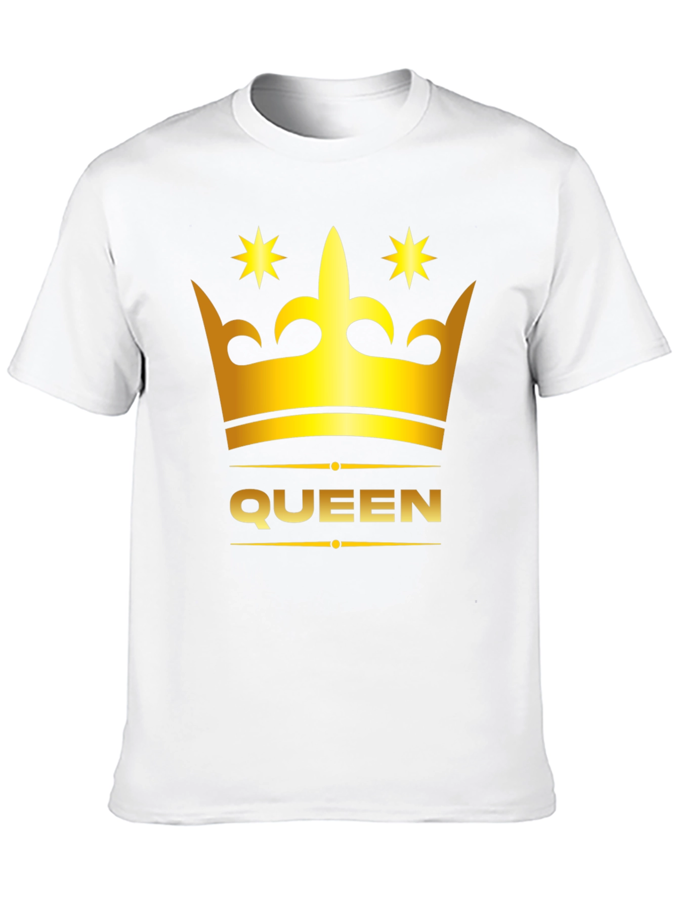 Queen Crown Graphic Tee - Stylish Black T-Shirt
