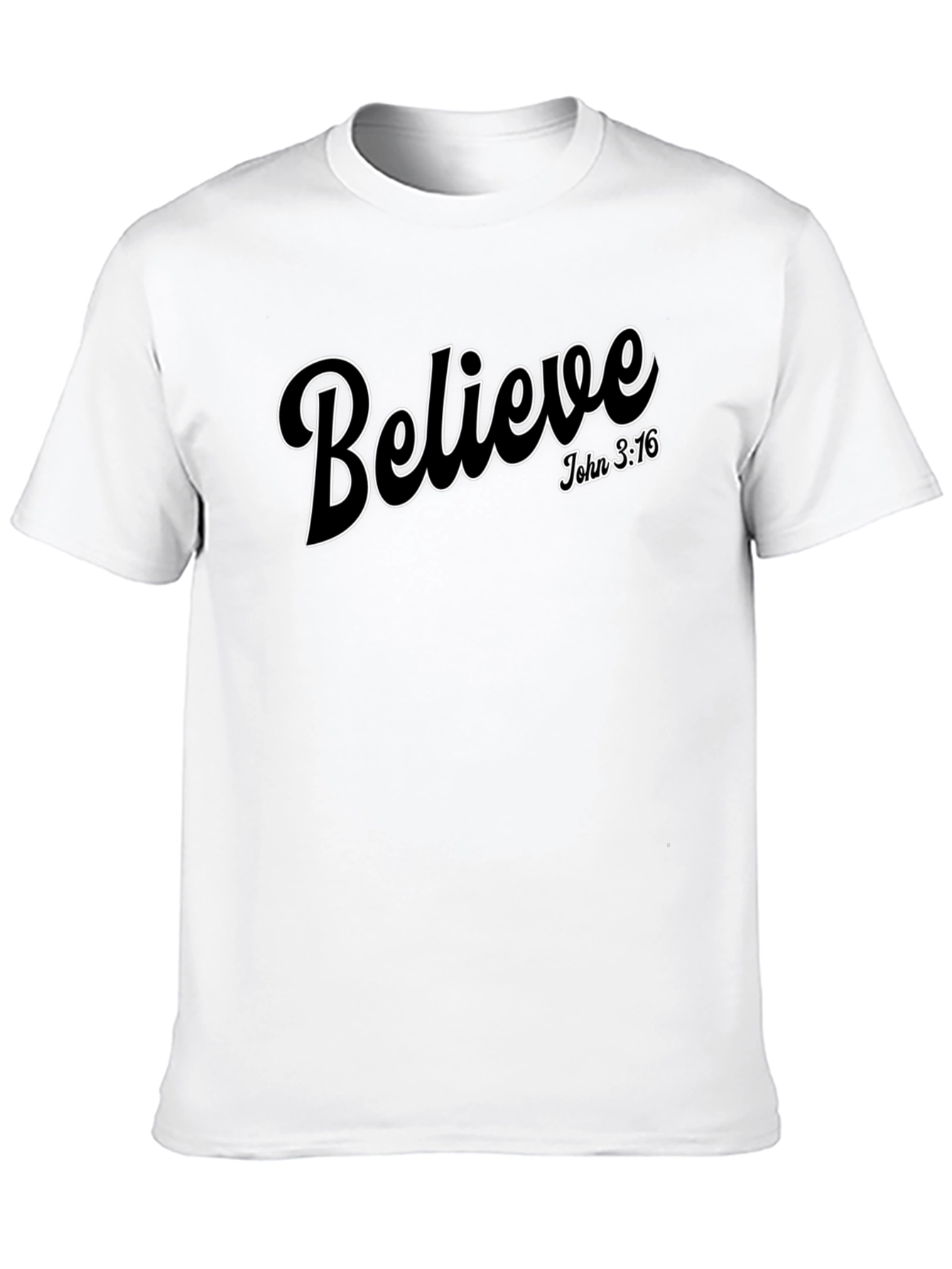 Believe John 3:16 Graphic T-Shirt