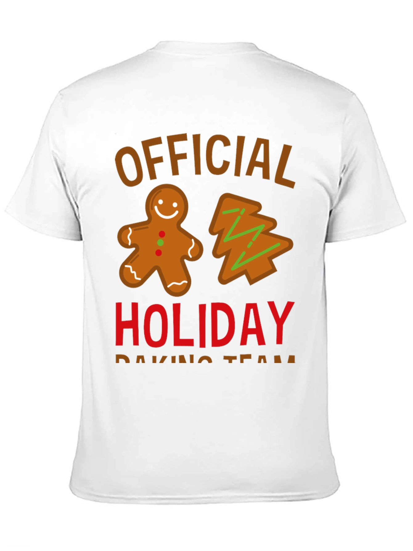 Official Holiday Baking Team Crewneck T-Shirt