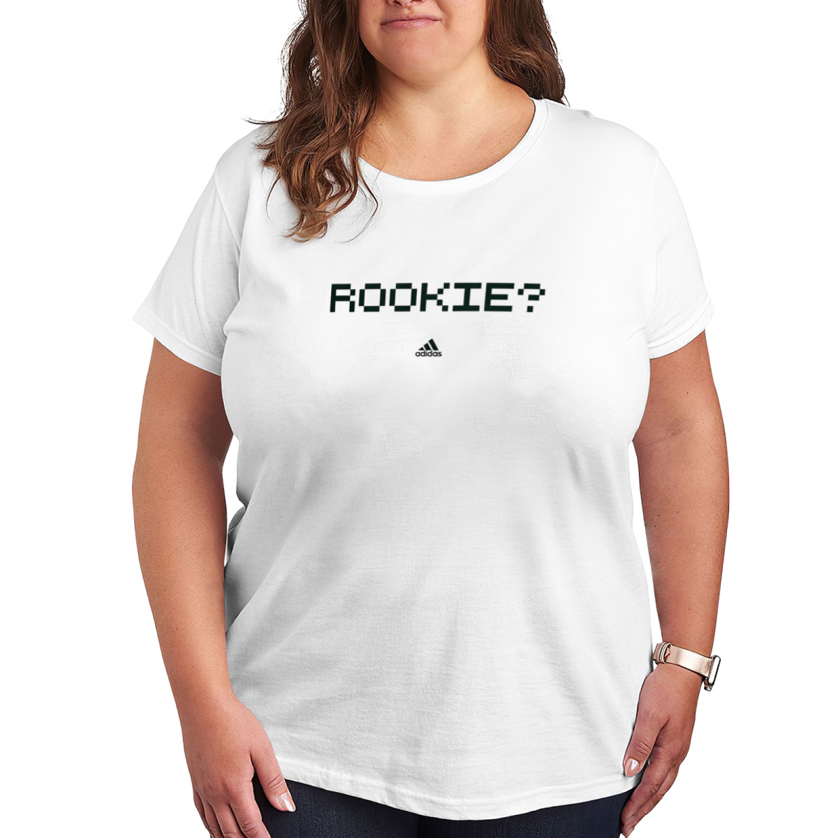 Rookie Adidas Sport Letter Plus Size Women Street Style Tee