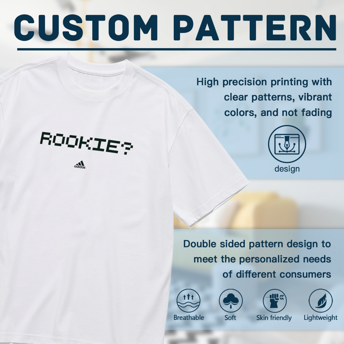 Rookie Adidas Sport Letter Plus Size Women Street Style Tee