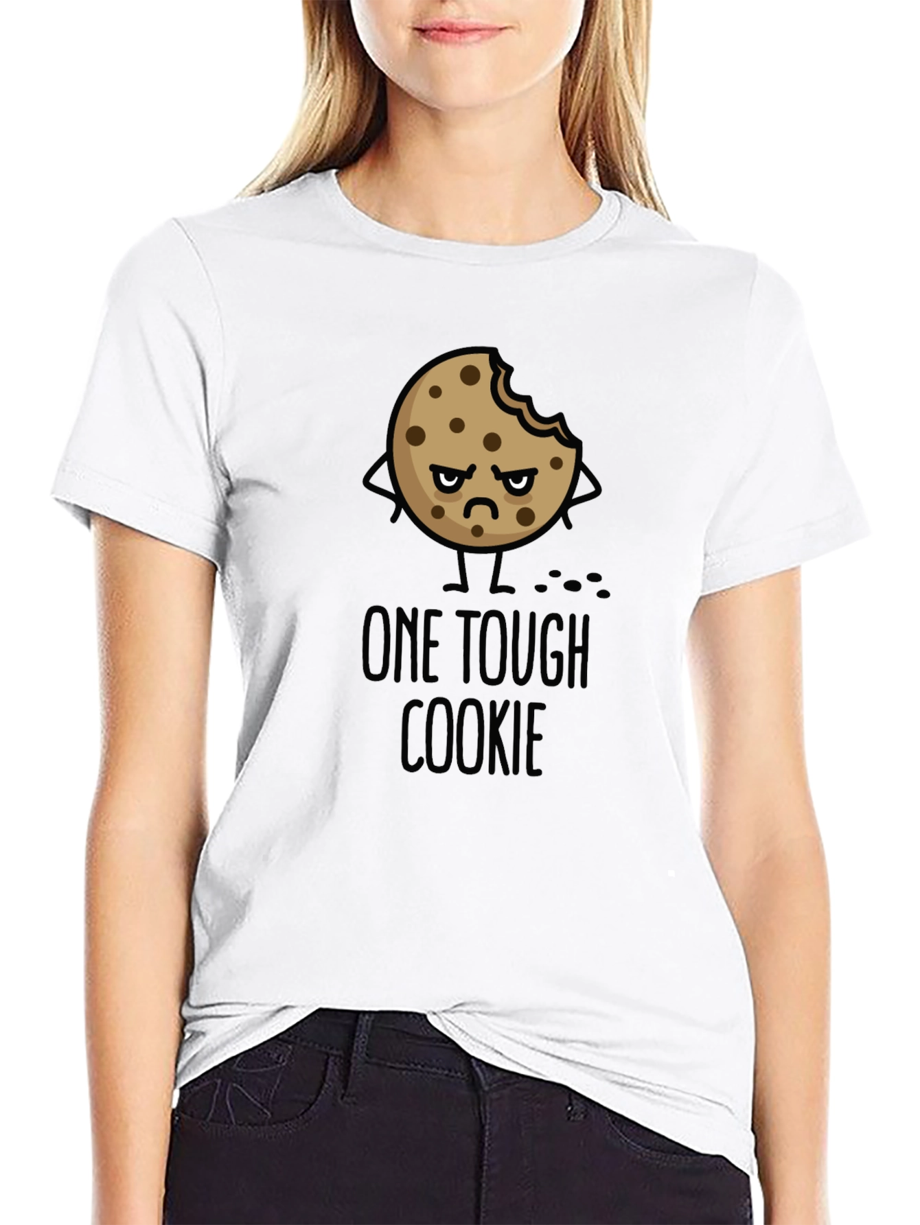 One Tough Cookie Black Graphic Tee