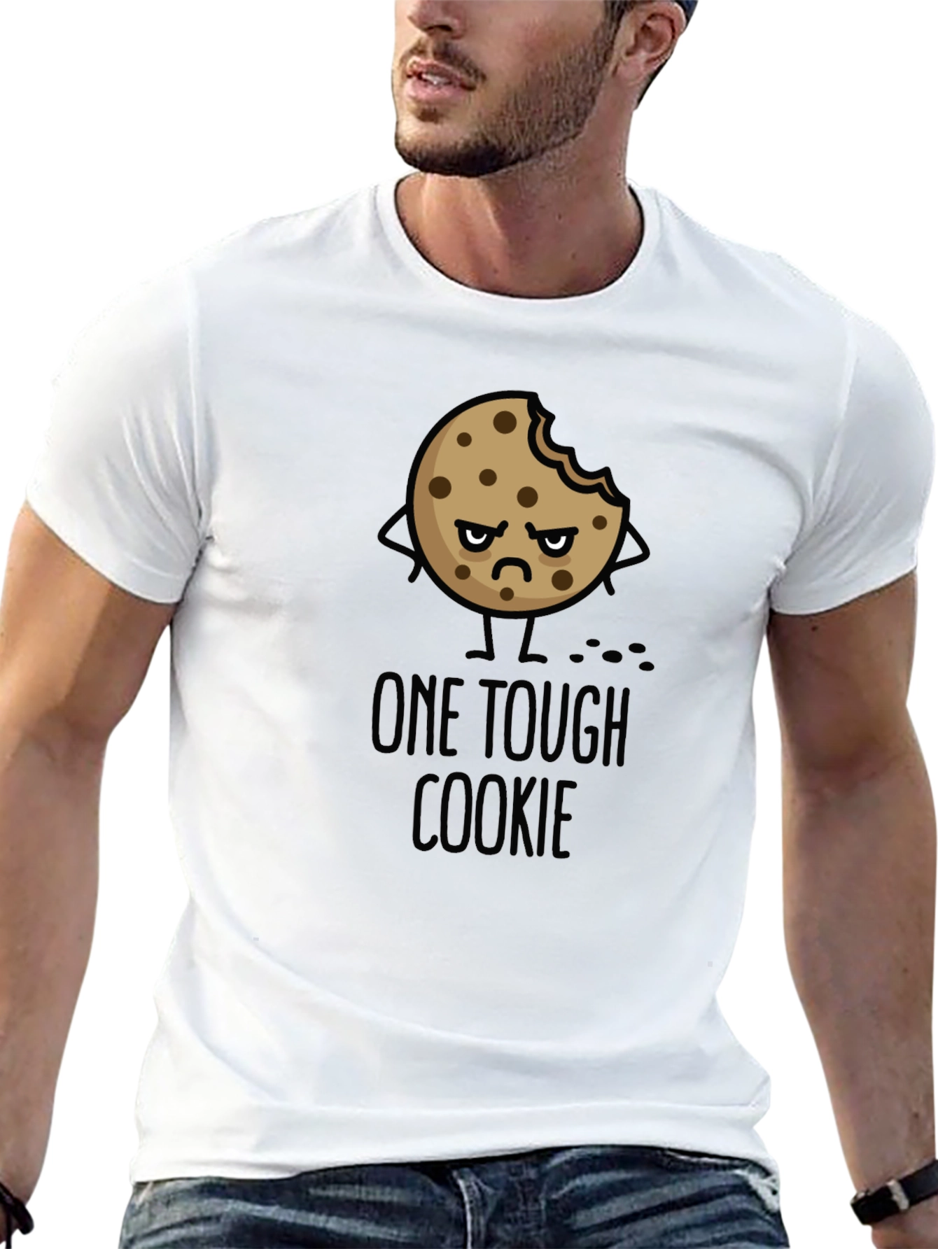 One Tough Cookie Black Graphic Tee