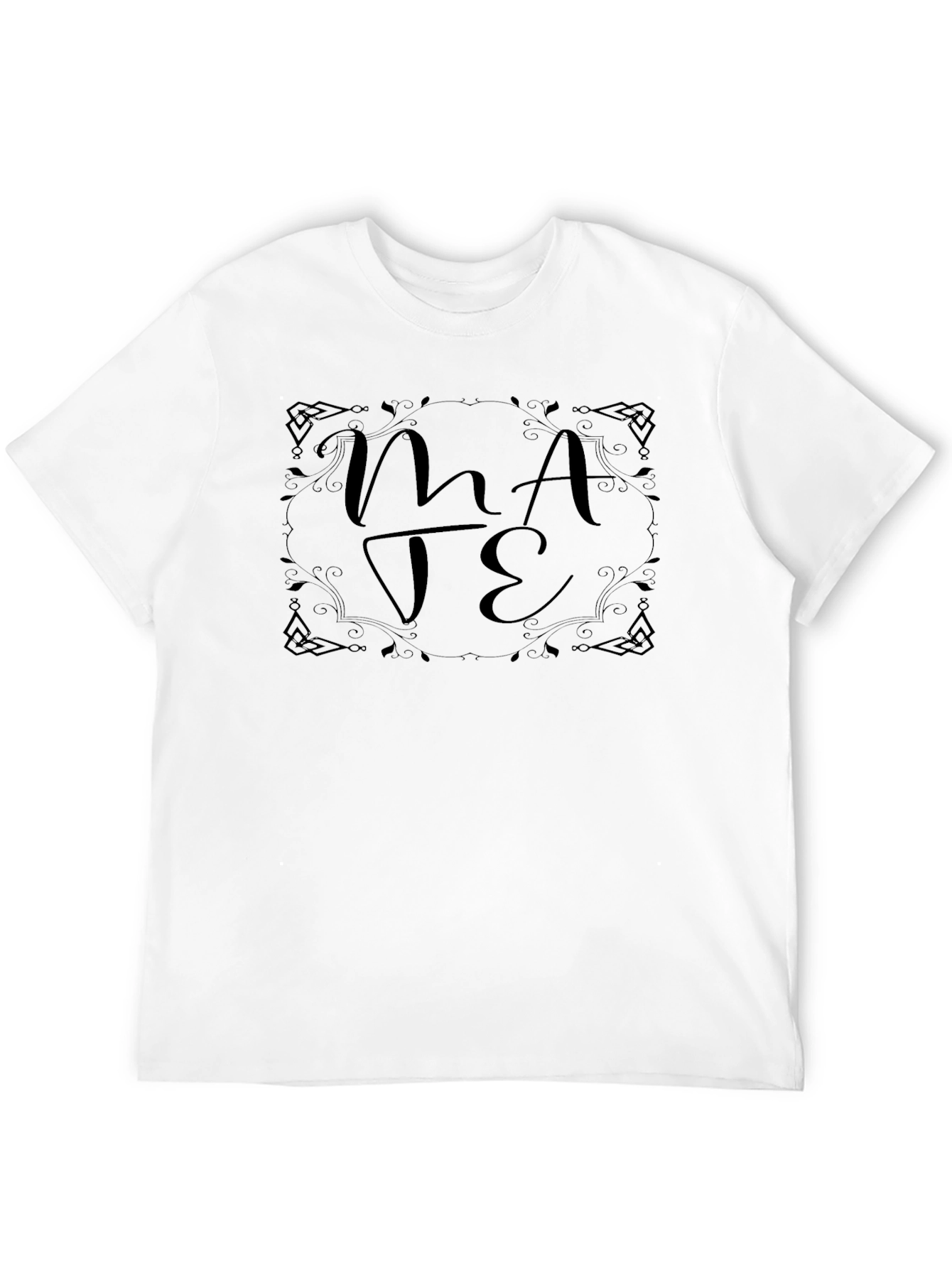 Mate Celtic Lettered Graphic Tee - Black