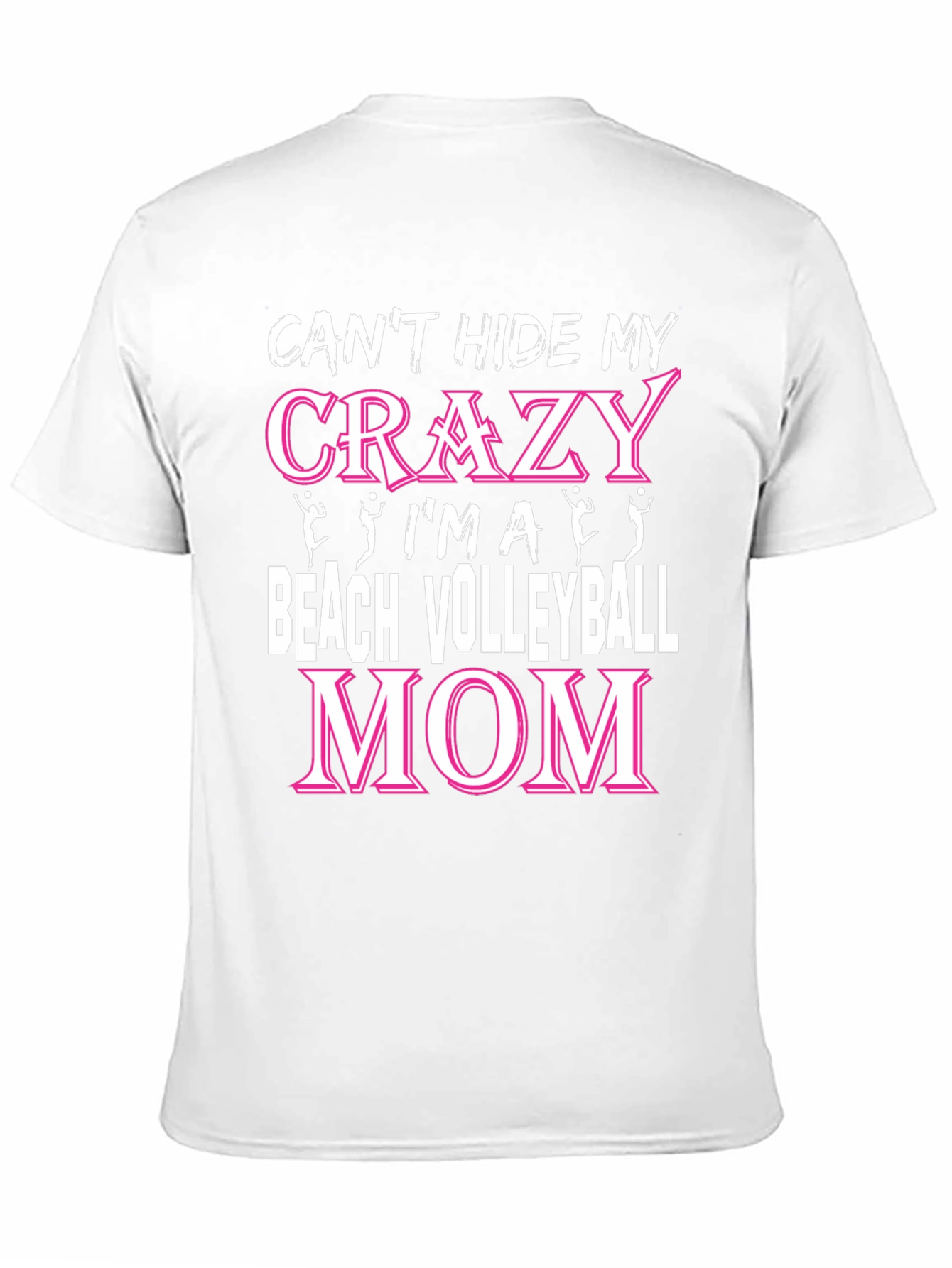 Crazy Beach Volleyball Mom T-Shirt