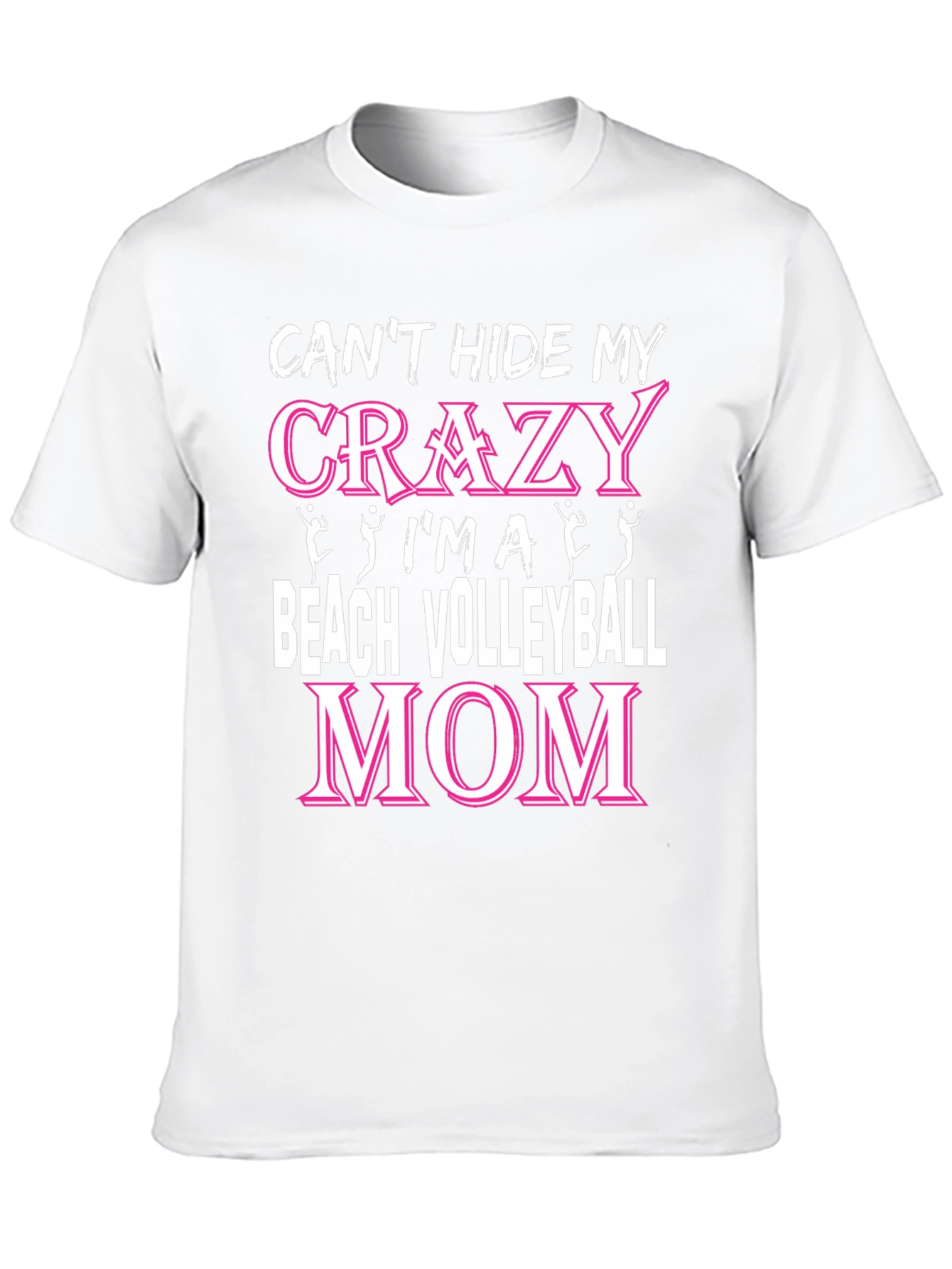 Crazy Beach Volleyball Mom T-Shirt