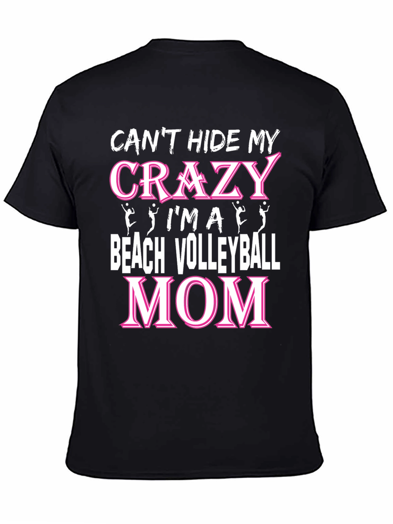 Crazy Beach Volleyball Mom T-Shirt