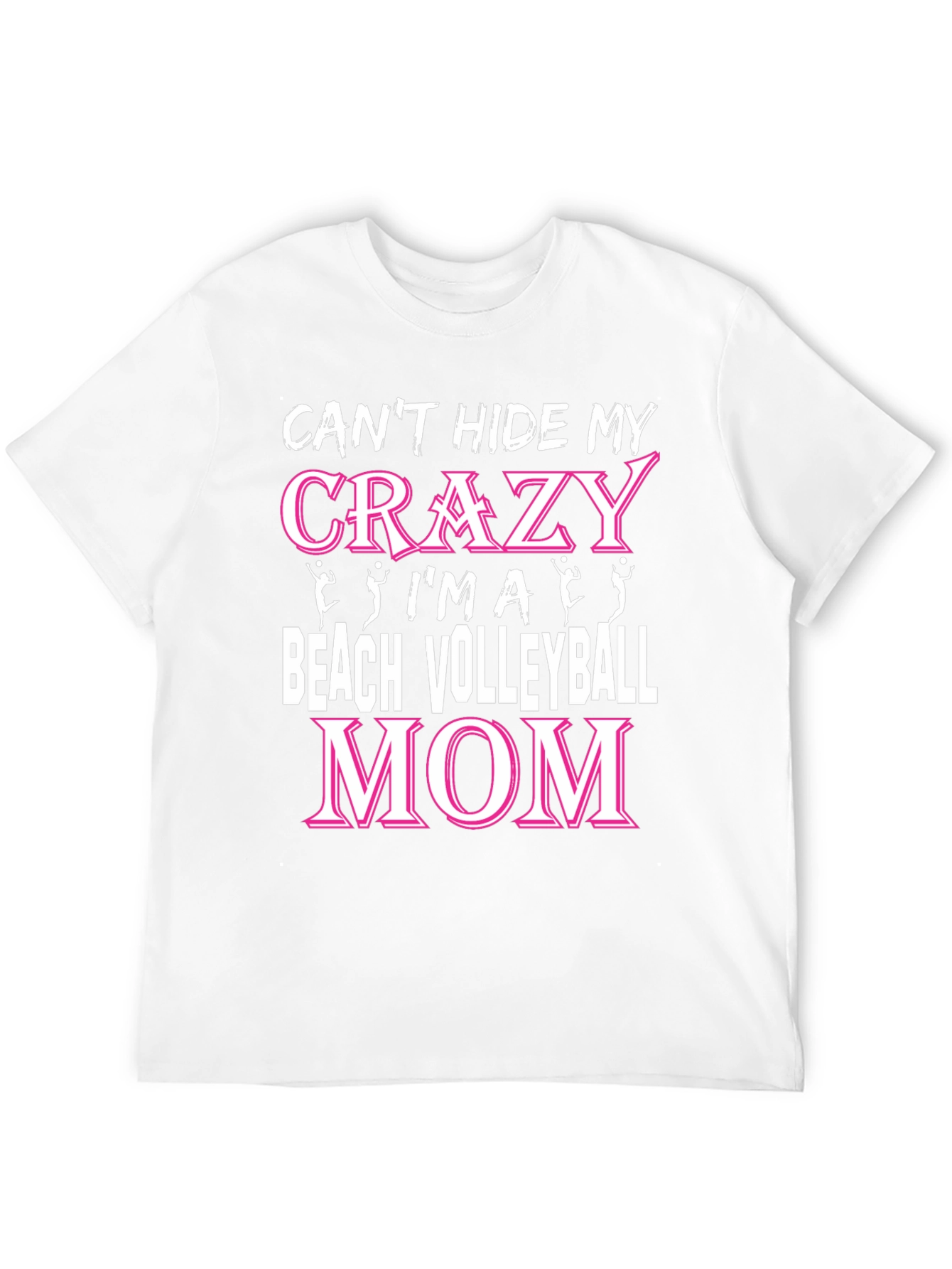 Crazy Beach Volleyball Mom T-Shirt