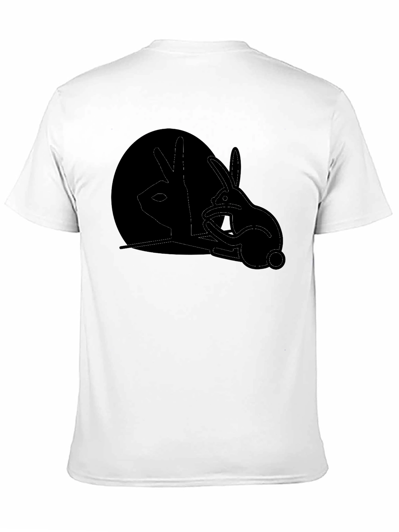 Rabbit Shadow T-Shirt - Fun Stylish Tee