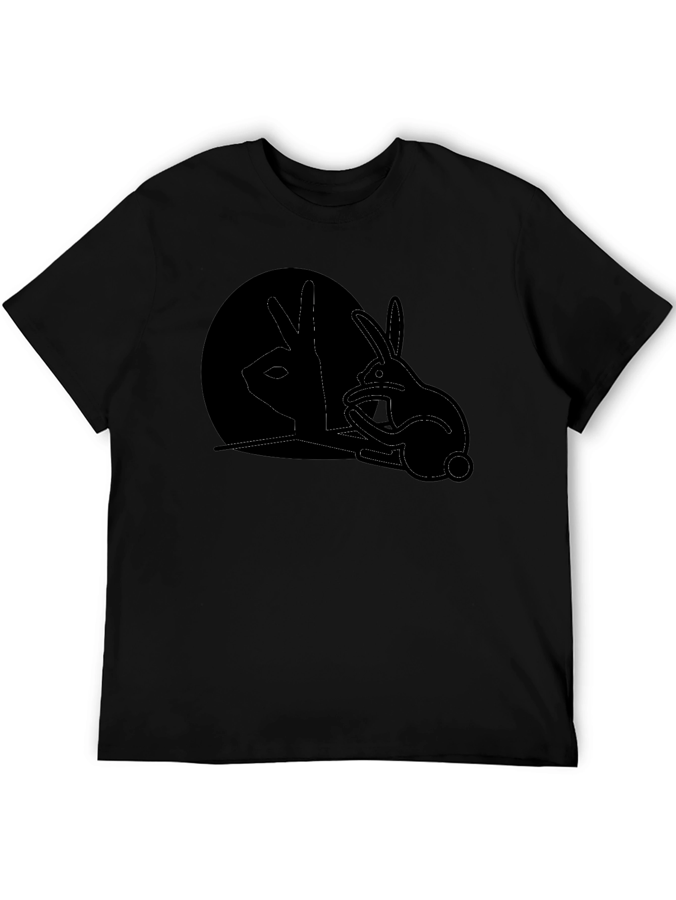Rabbit Shadow T-Shirt - Fun Stylish Tee