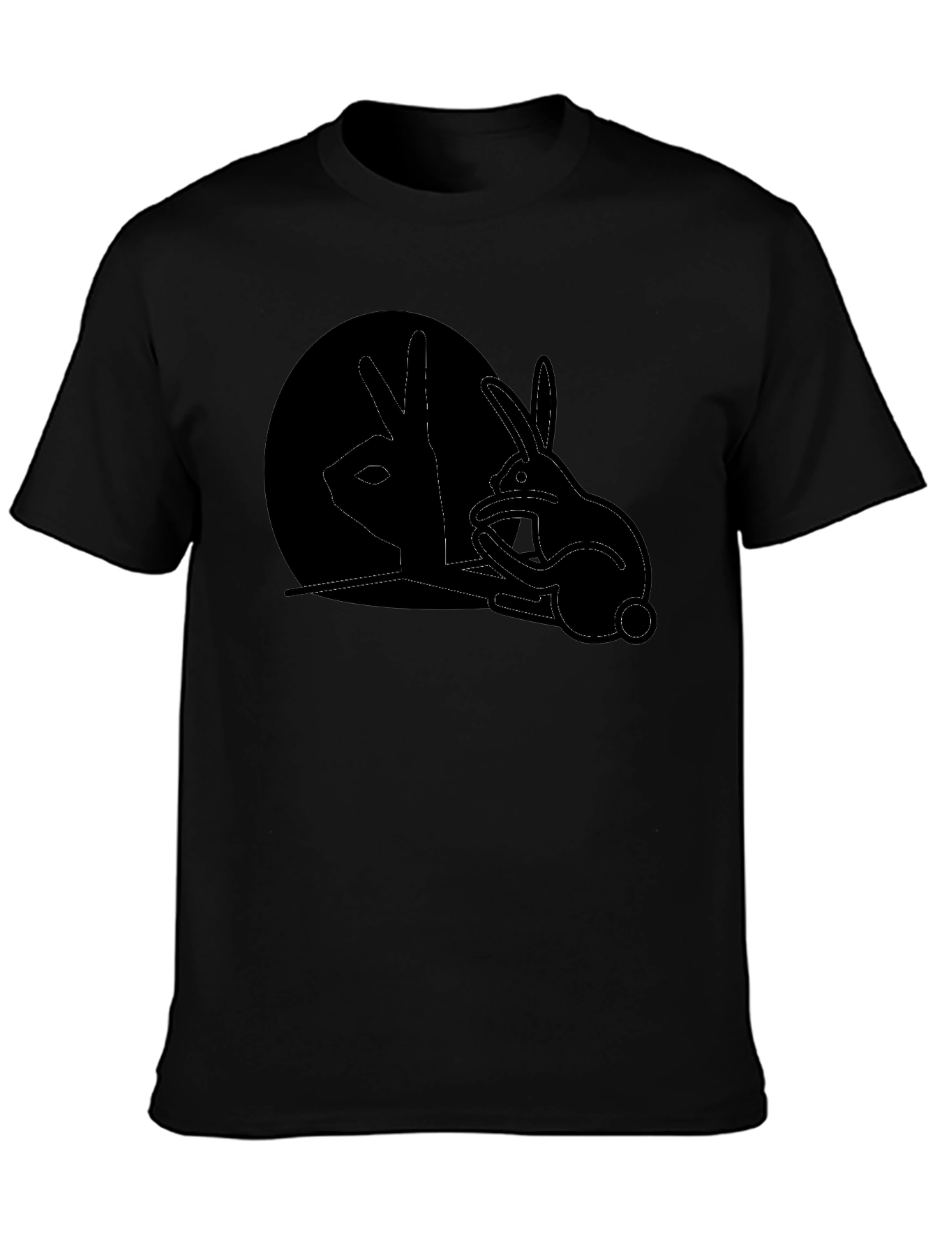 Rabbit Shadow T-Shirt - Fun Stylish Tee