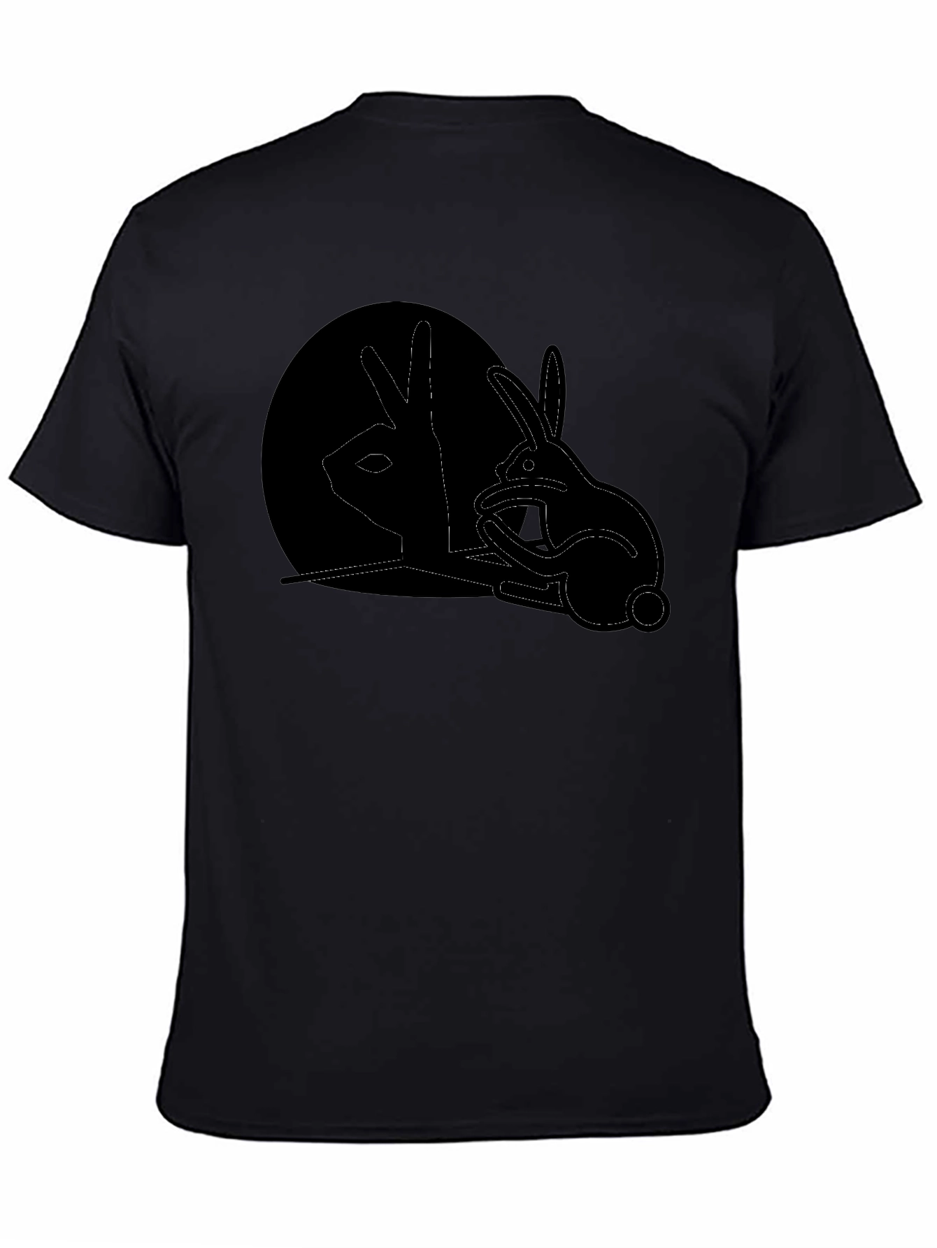 Rabbit Shadow T-Shirt - Fun Stylish Tee