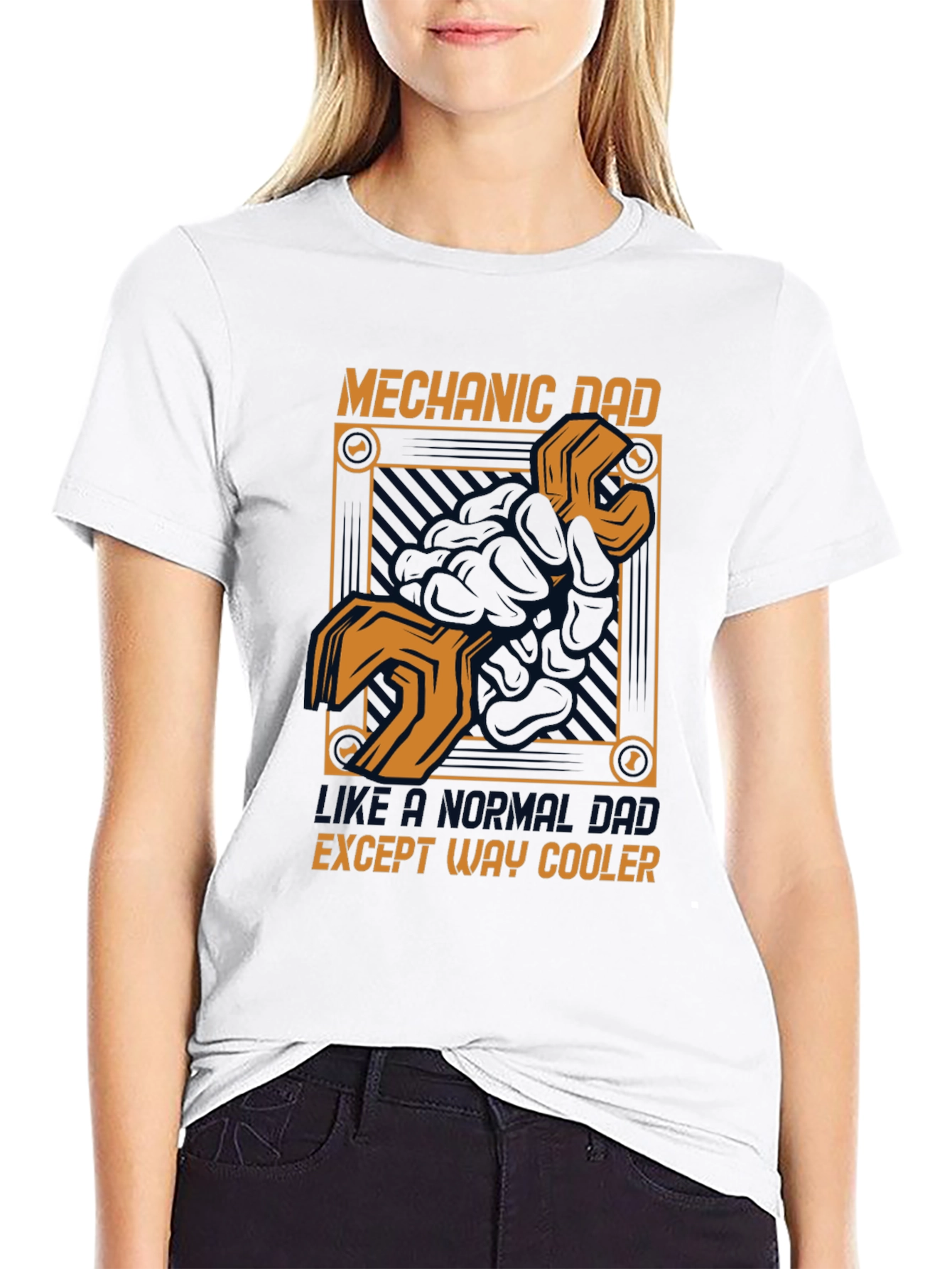 Mechanic Dad T-Shirt - Except Way Cooler