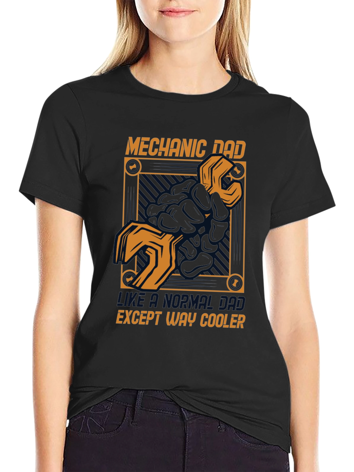 Mechanic Dad T-Shirt - Except Way Cooler