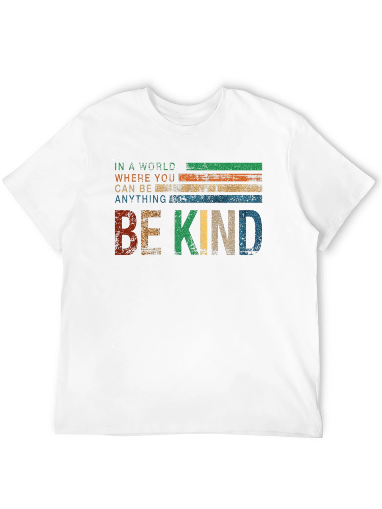 Retro Be Kind Graphic Tee - Positive Message Shirt