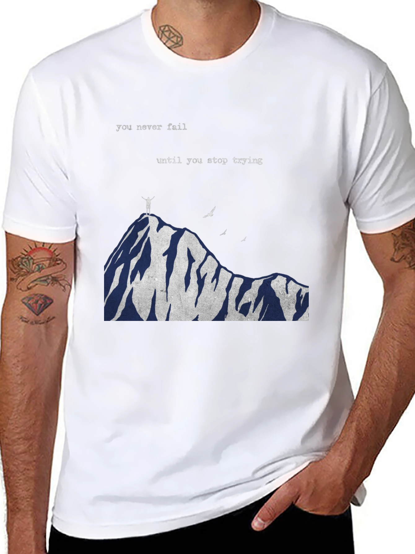 Motivational Mountain Top T-Shirt