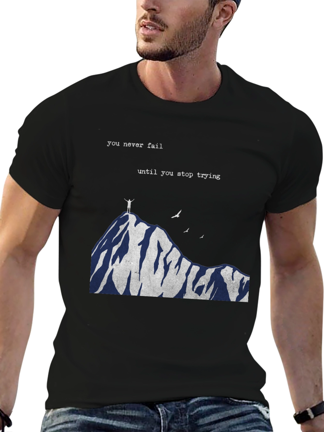 Motivational Mountain Top T-Shirt