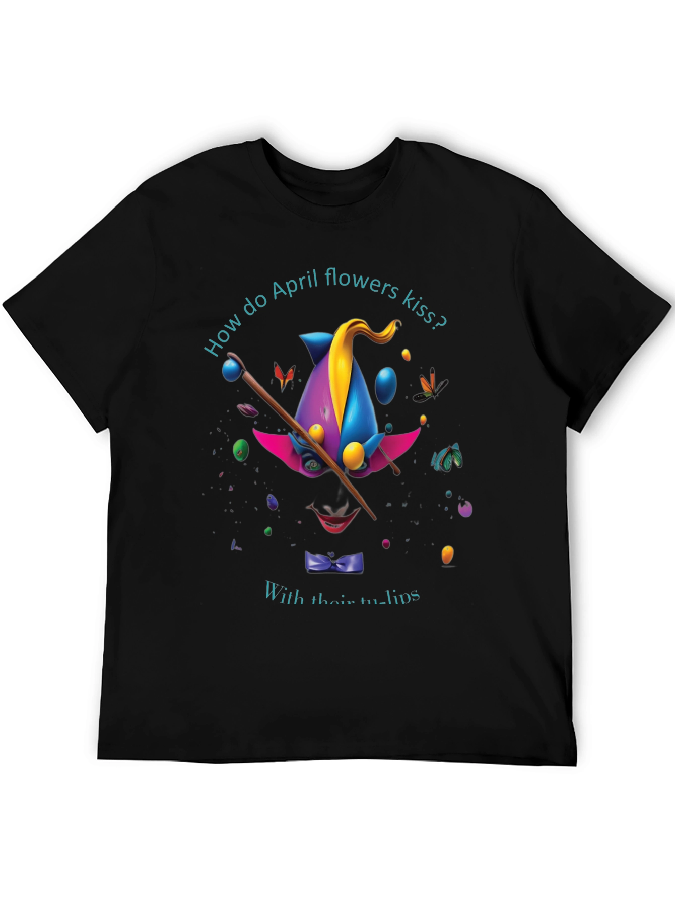 April Flowers Kiss T-Shirt