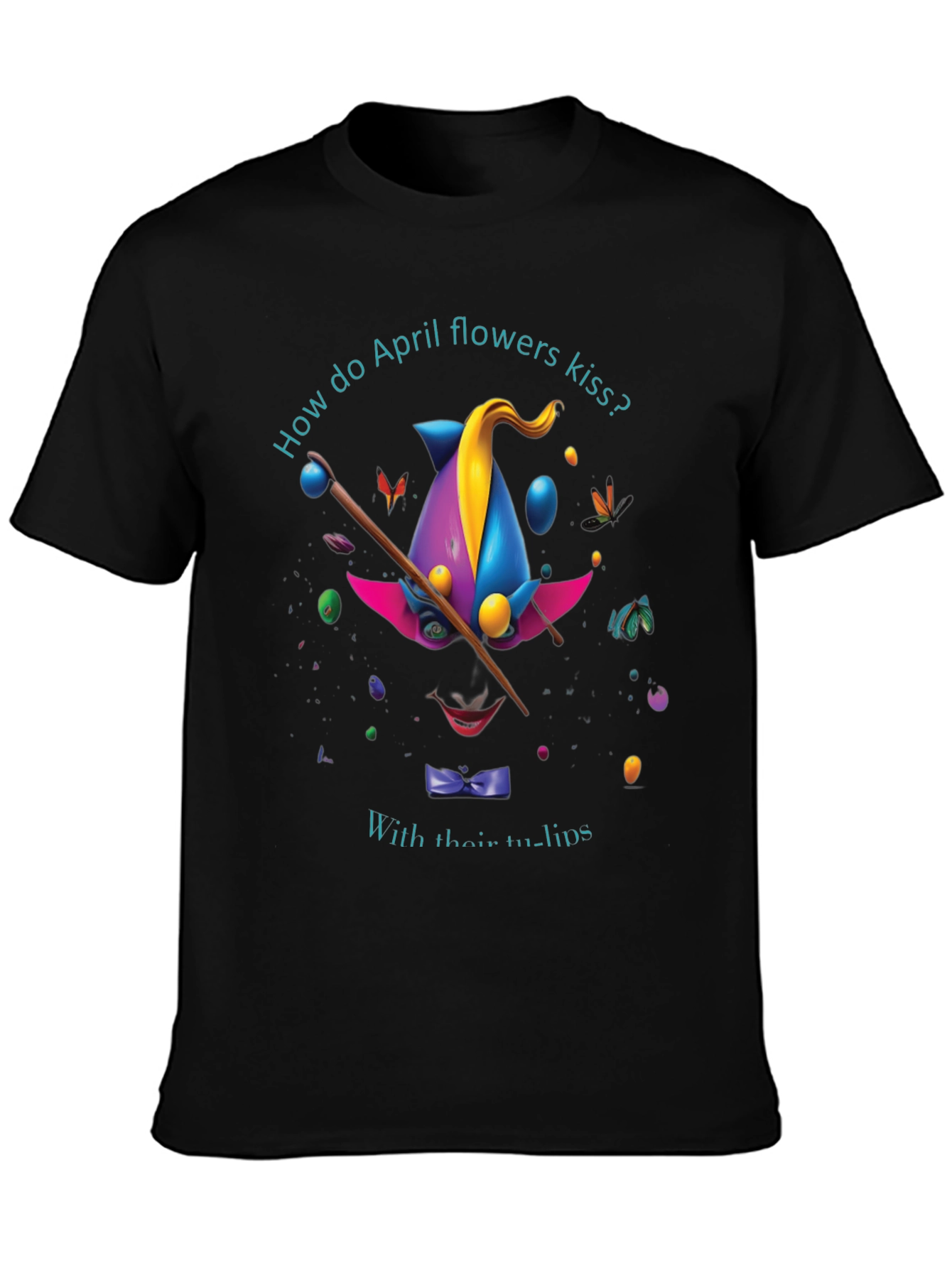 April Flowers Kiss T-Shirt
