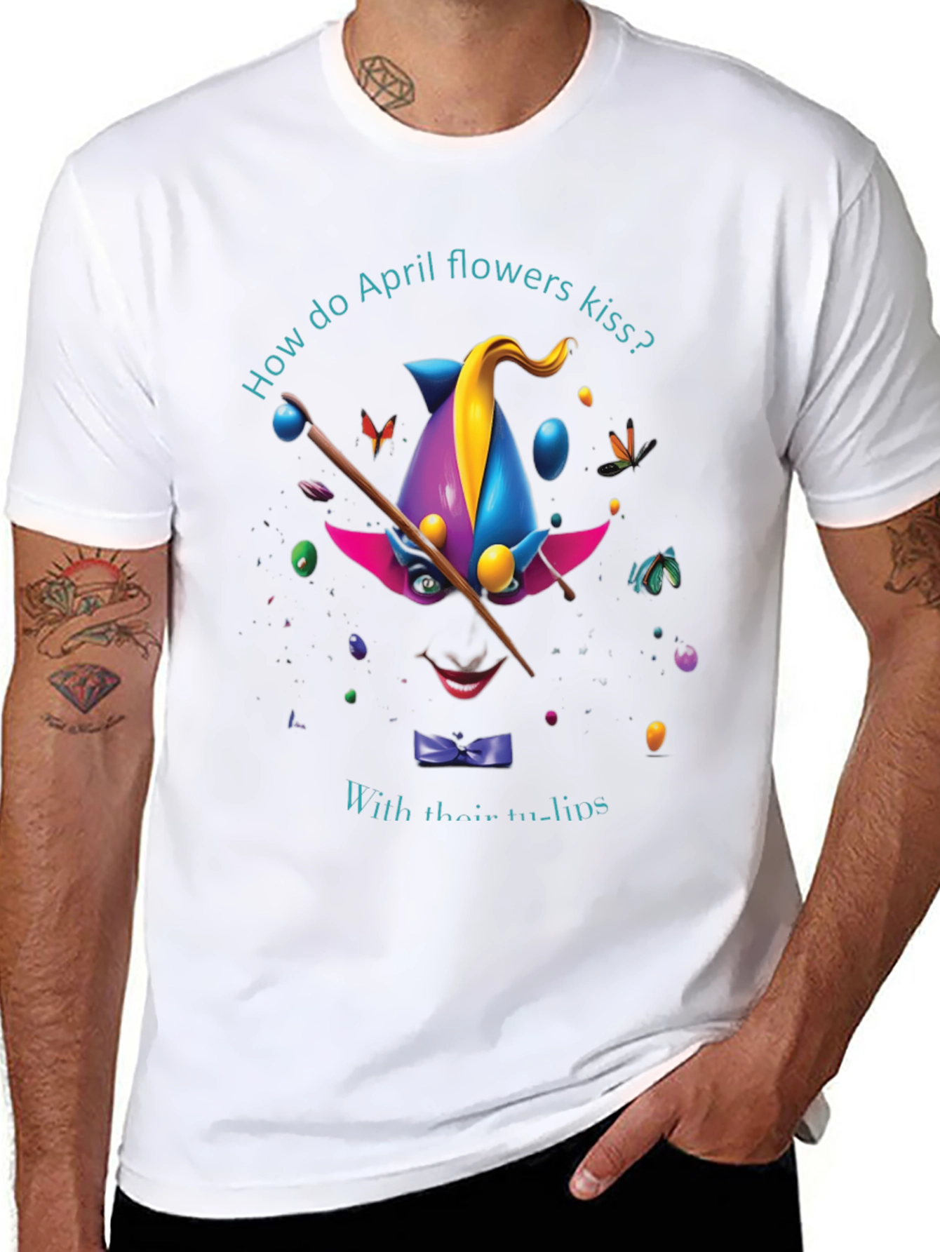April Flowers Kiss T-Shirt