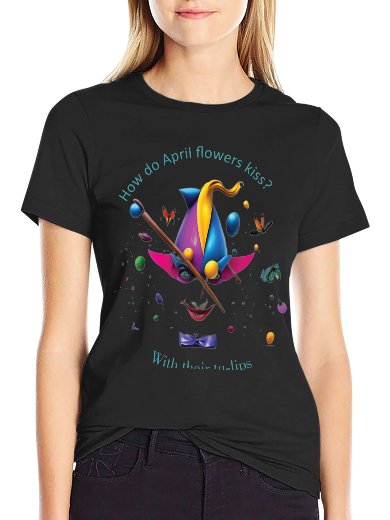 April Flowers Kiss T-Shirt