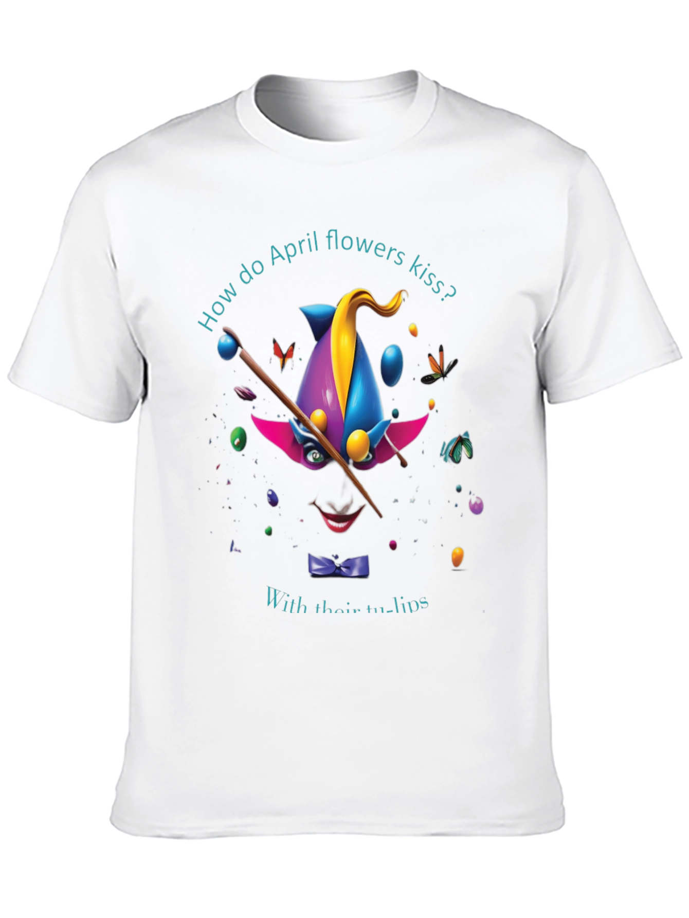 April Flowers Kiss T-Shirt