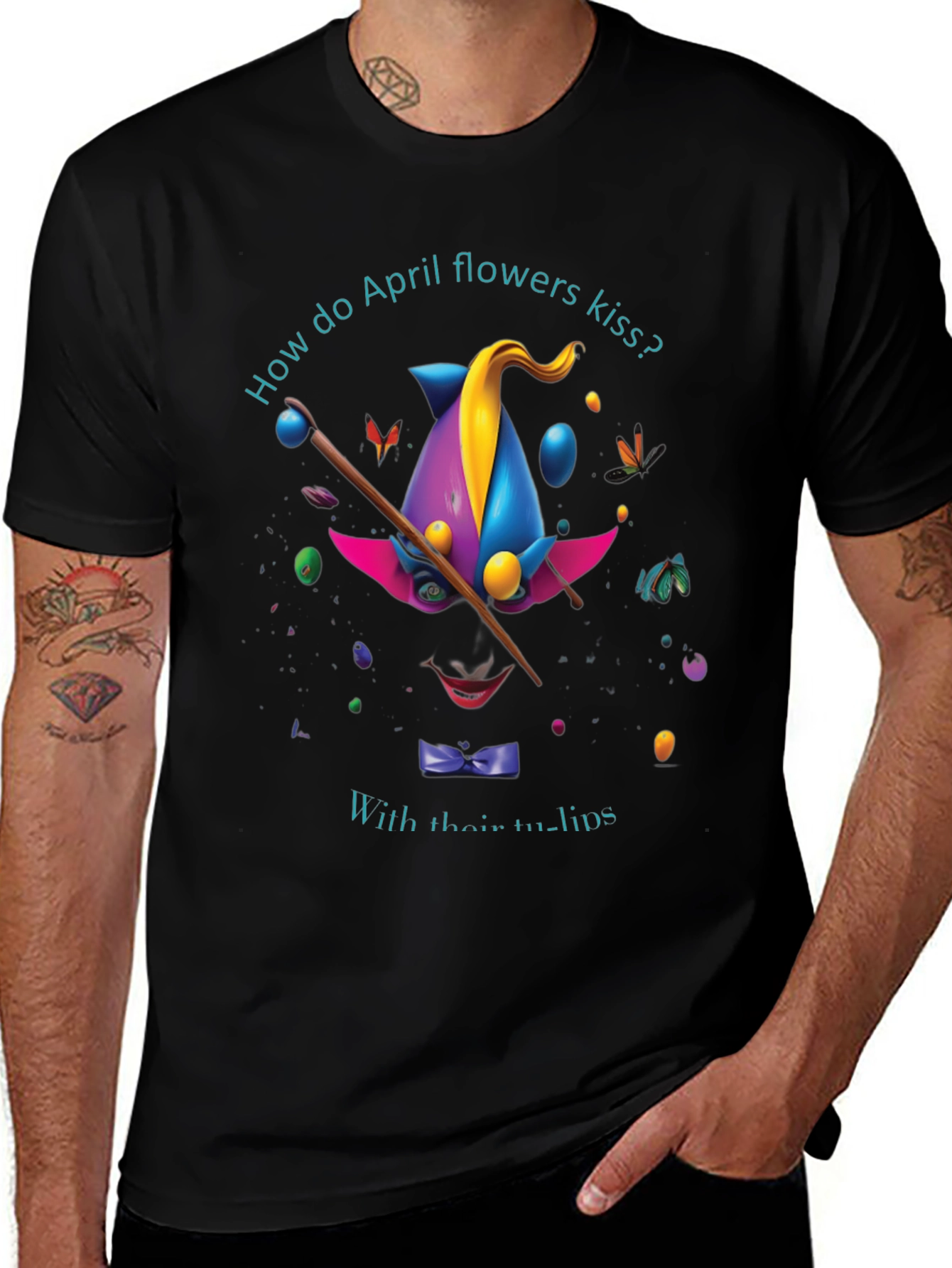April Flowers Kiss T-Shirt