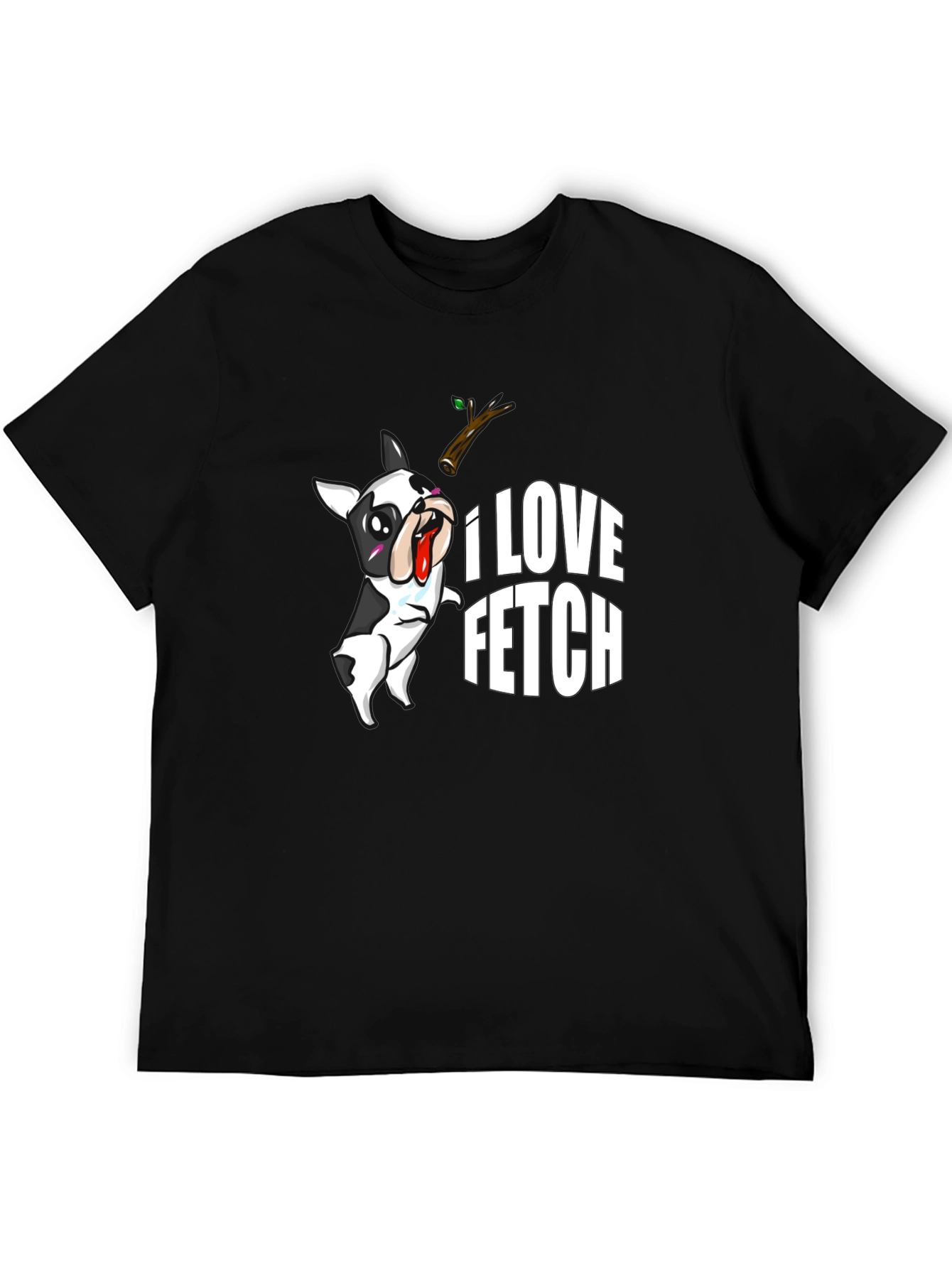 I Love Fetch T-Shirt: Funny Dog Graphic Tee