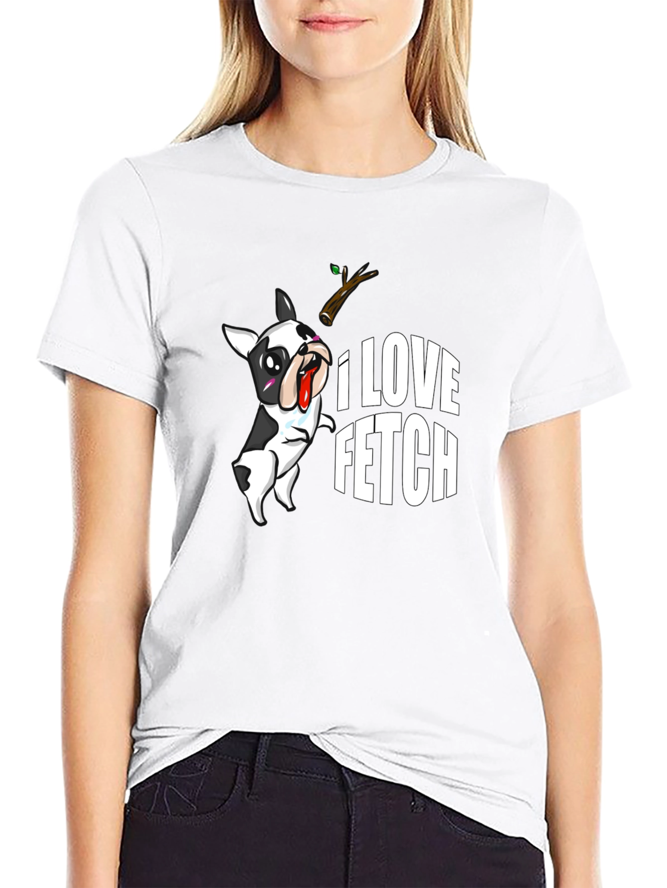 I Love Fetch T-Shirt: Funny Dog Graphic Tee