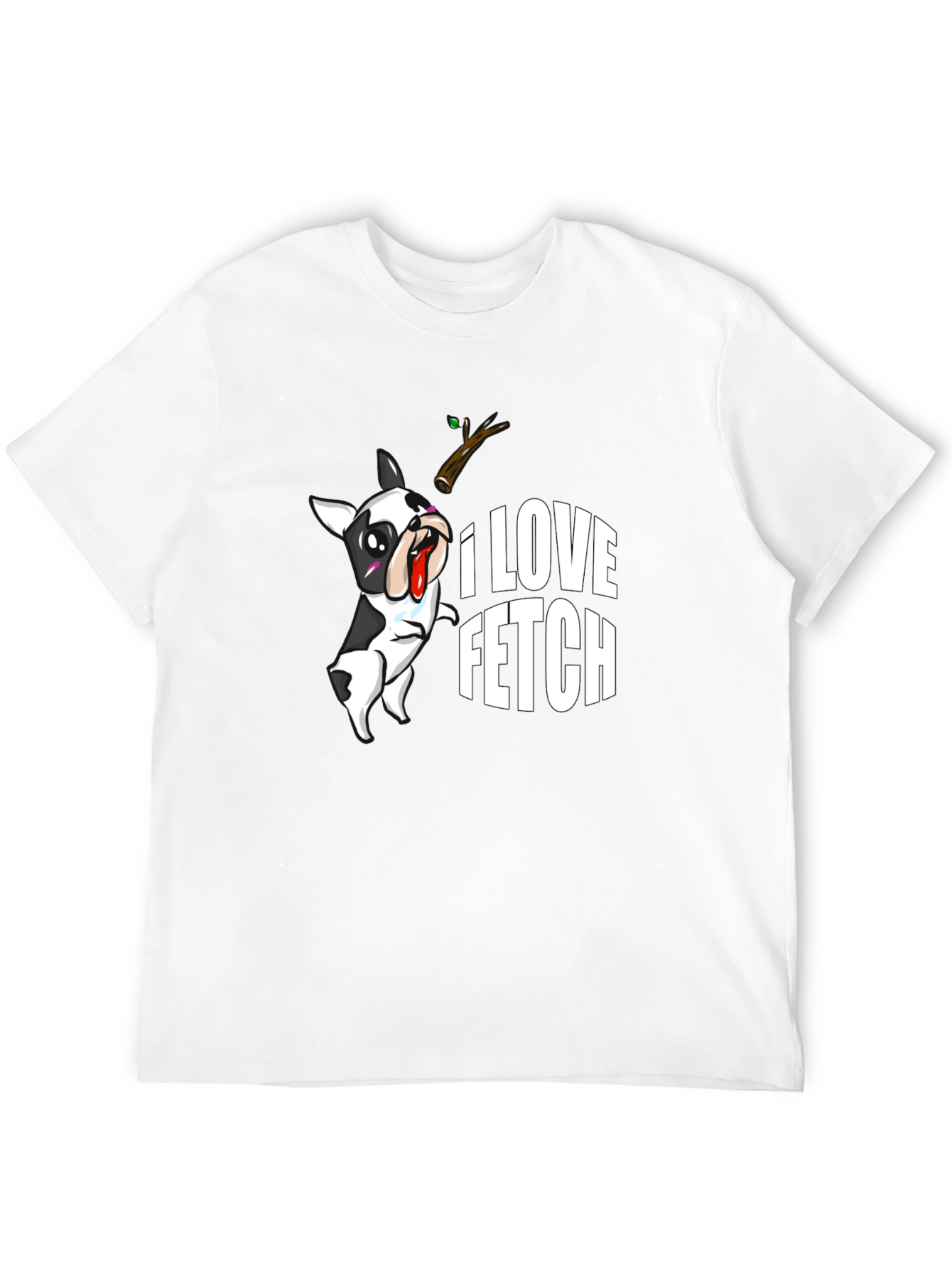 I Love Fetch T-Shirt: Funny Dog Graphic Tee