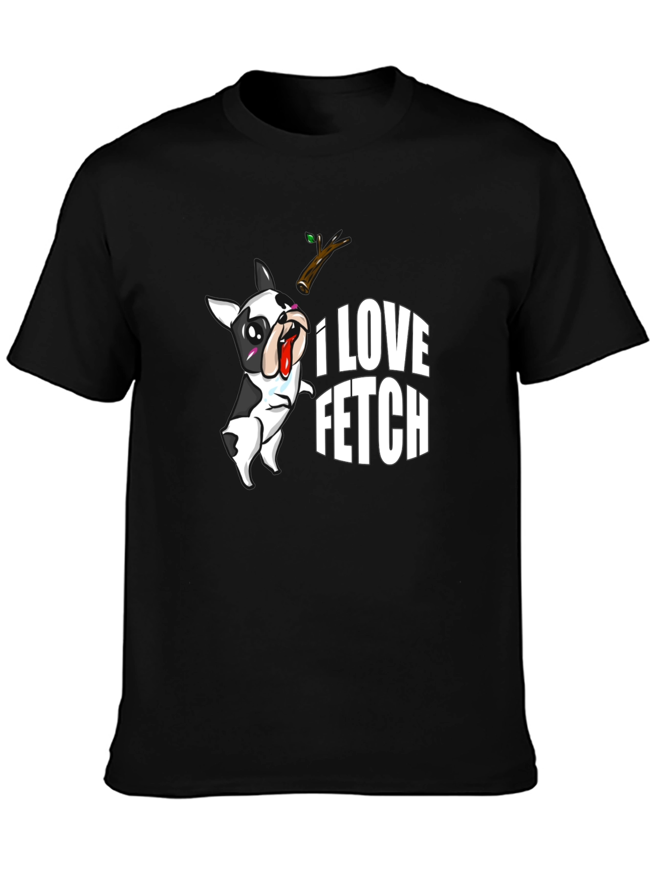 I Love Fetch T-Shirt: Funny Dog Graphic Tee
