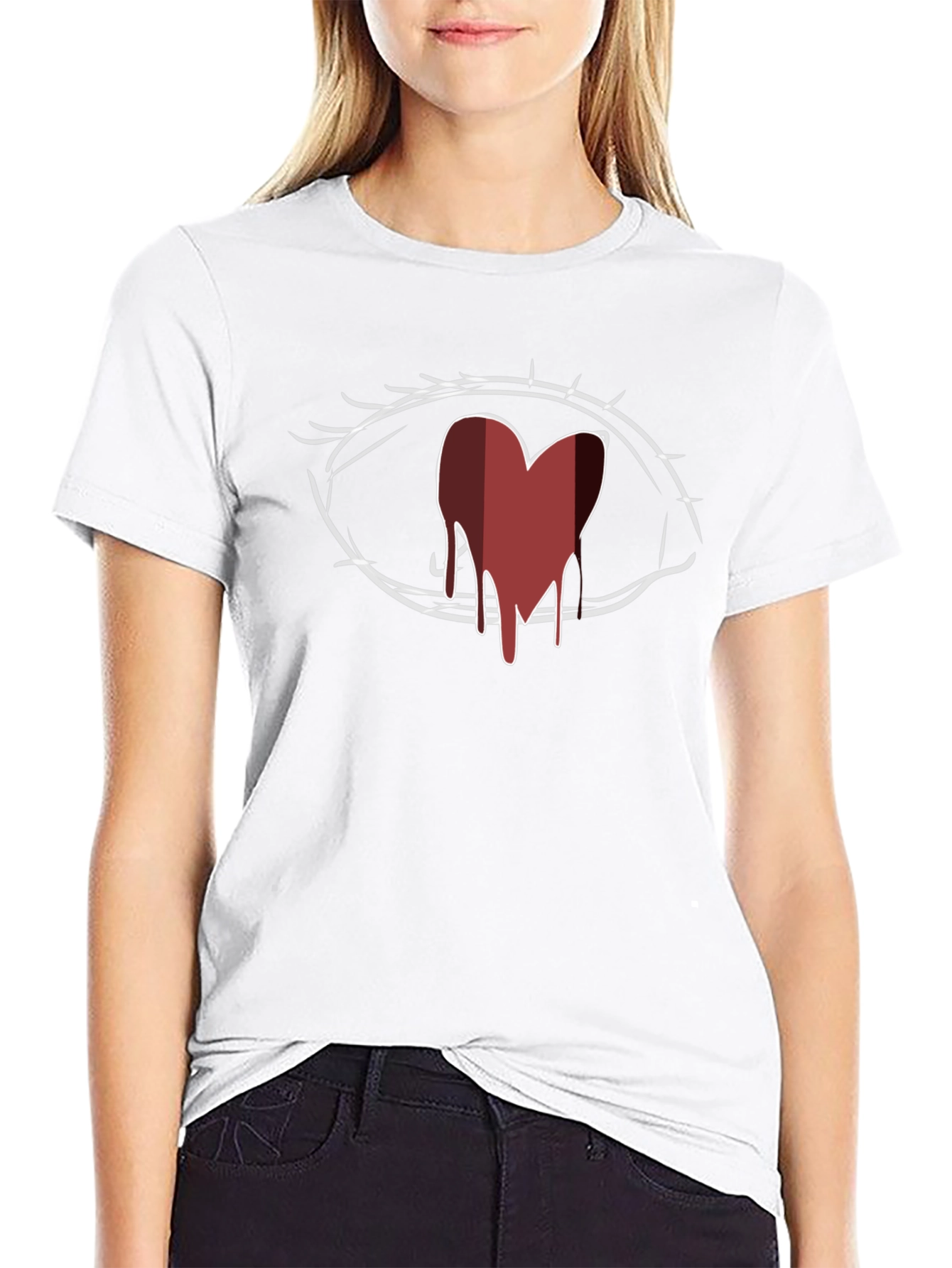 Bleeding Heart Eye Graphic T-Shirt