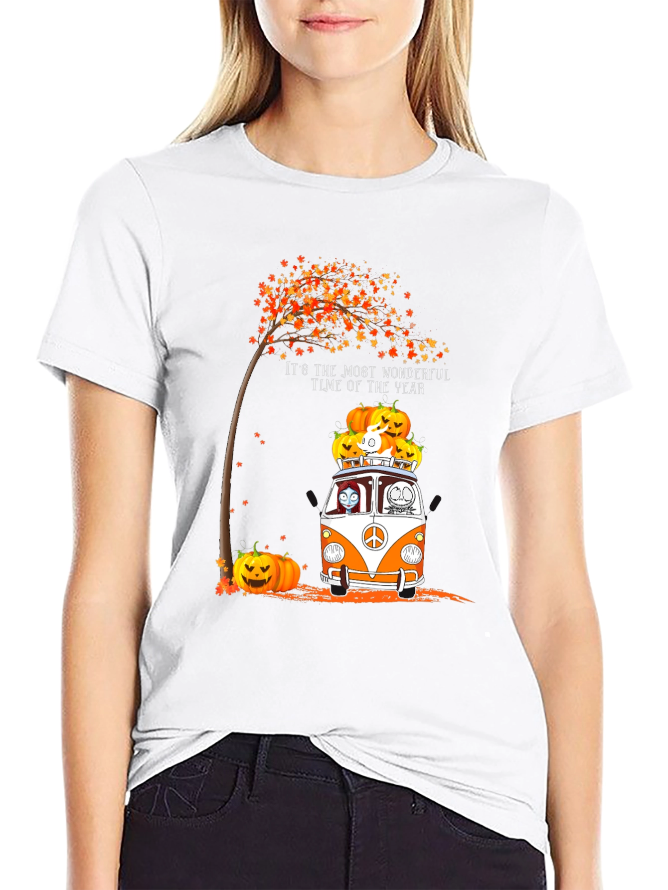 Halloween Pumpkin Van T-Shirt