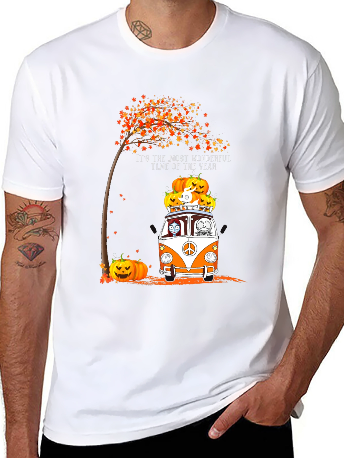Halloween Pumpkin Van T-Shirt