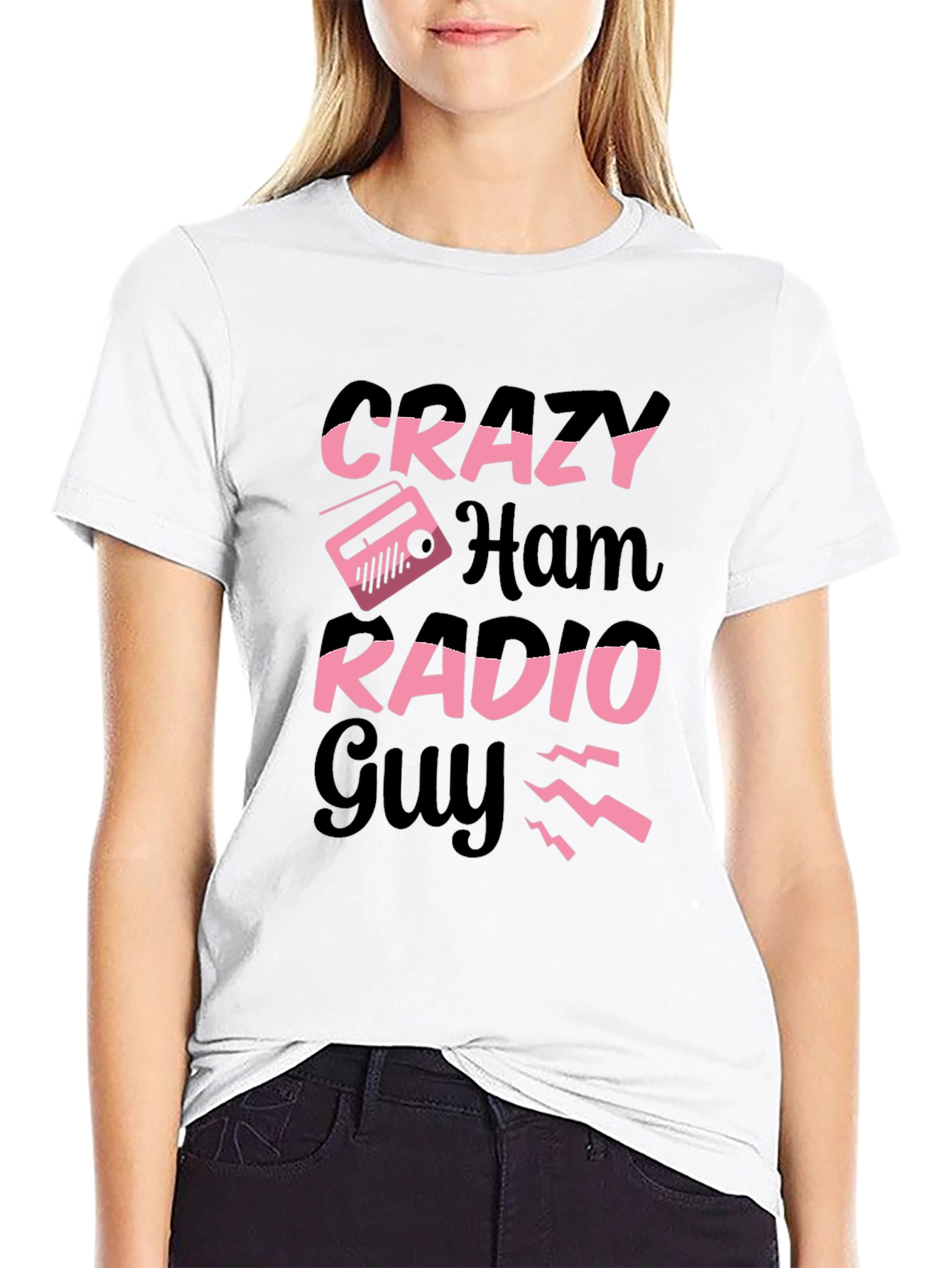 Crazy Ham Radio Guy T-Shirt