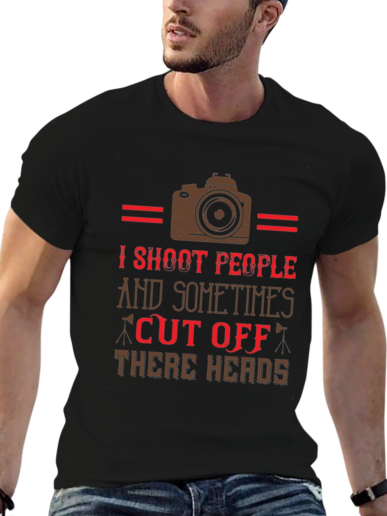I Shoot People Funny Camera T-Shirt
