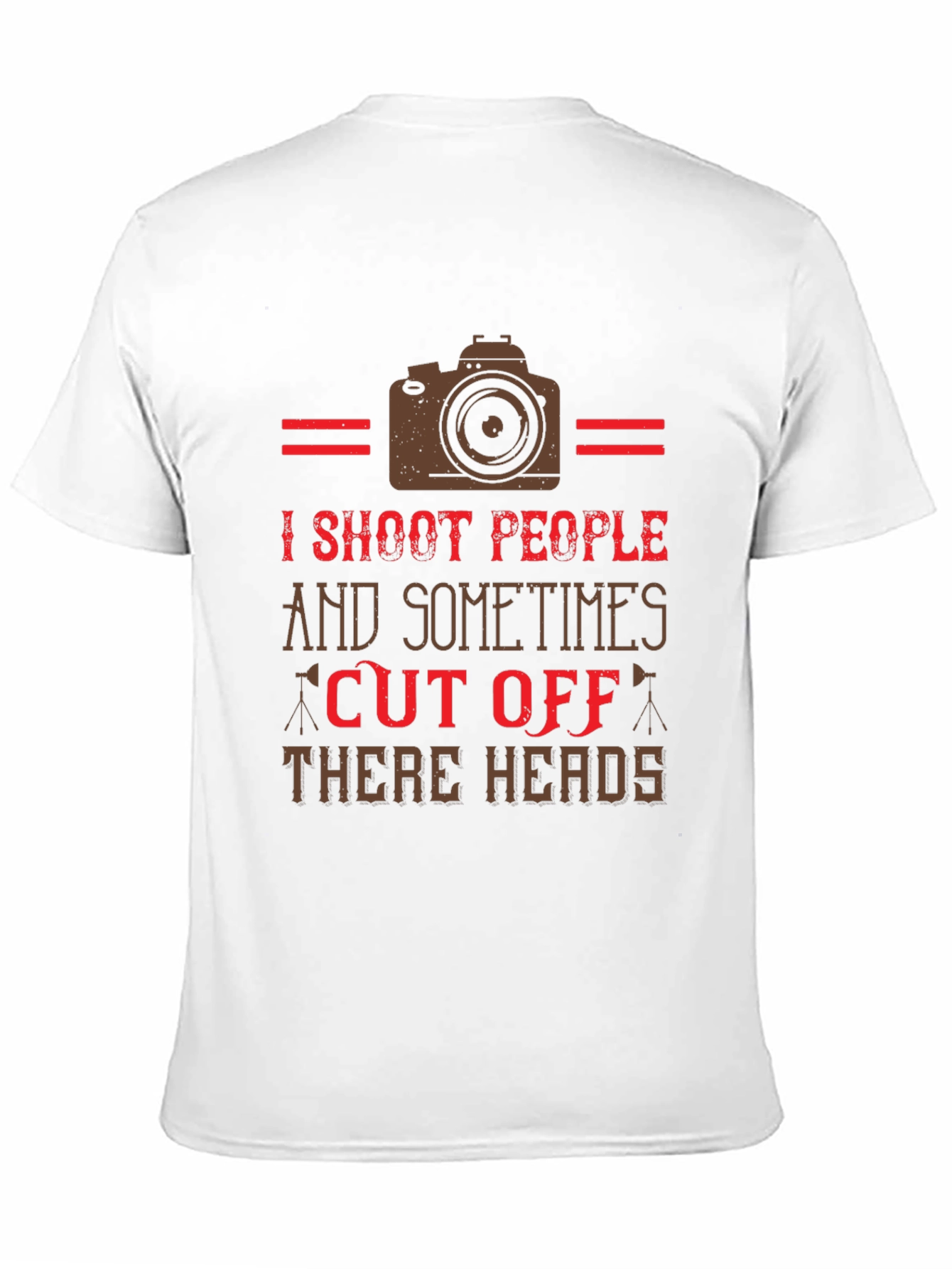 I Shoot People Funny Camera T-Shirt