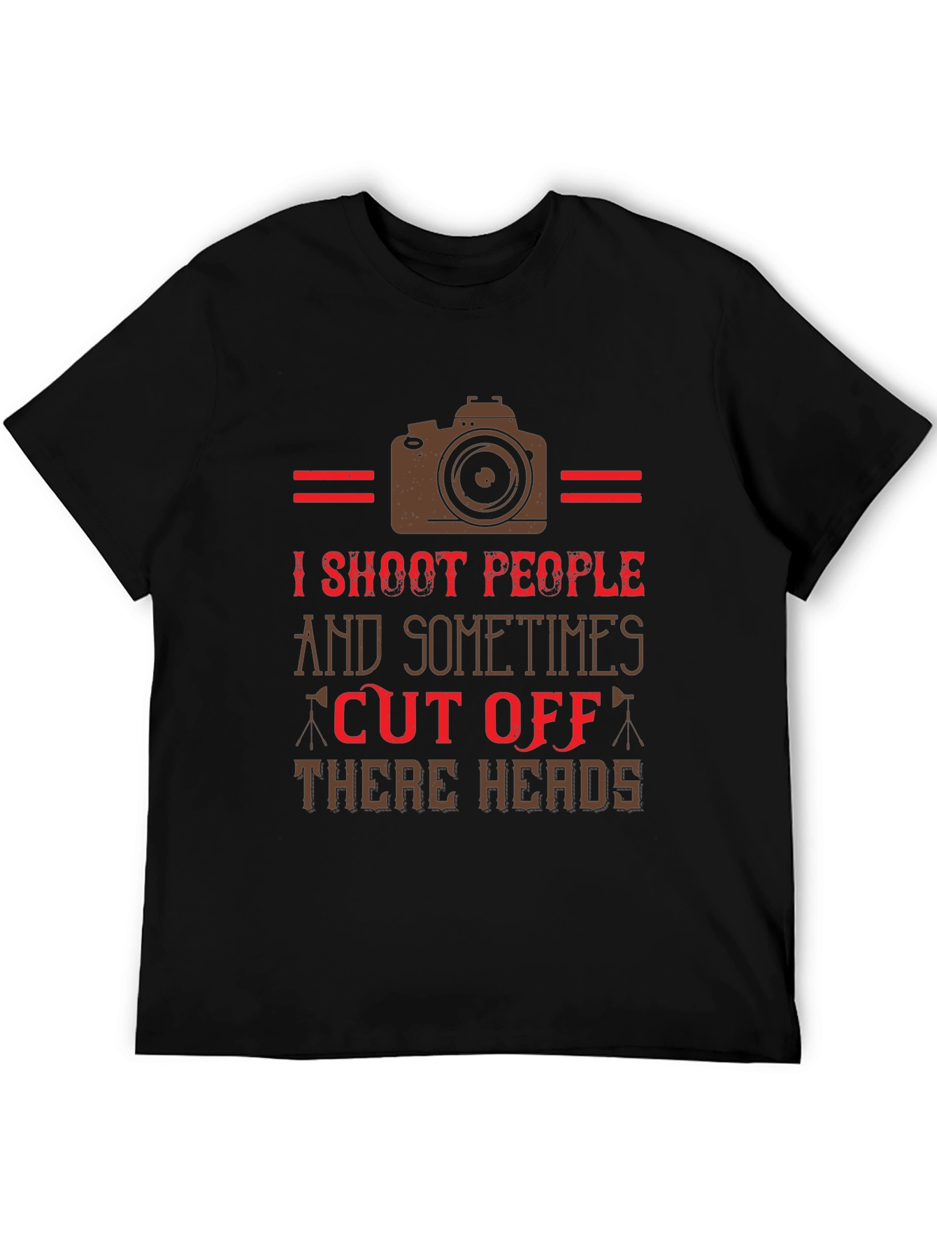I Shoot People Funny Camera T-Shirt