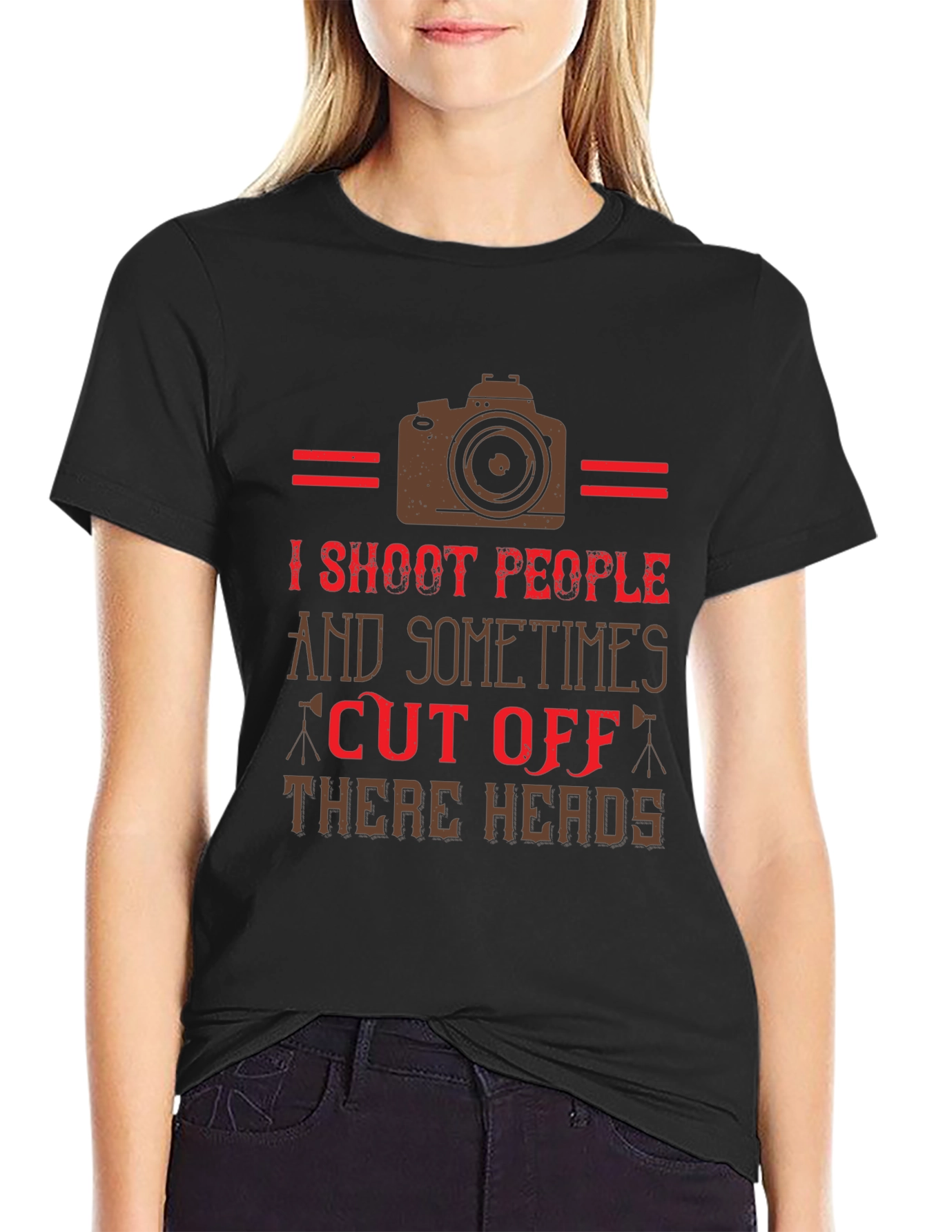 I Shoot People Funny Camera T-Shirt