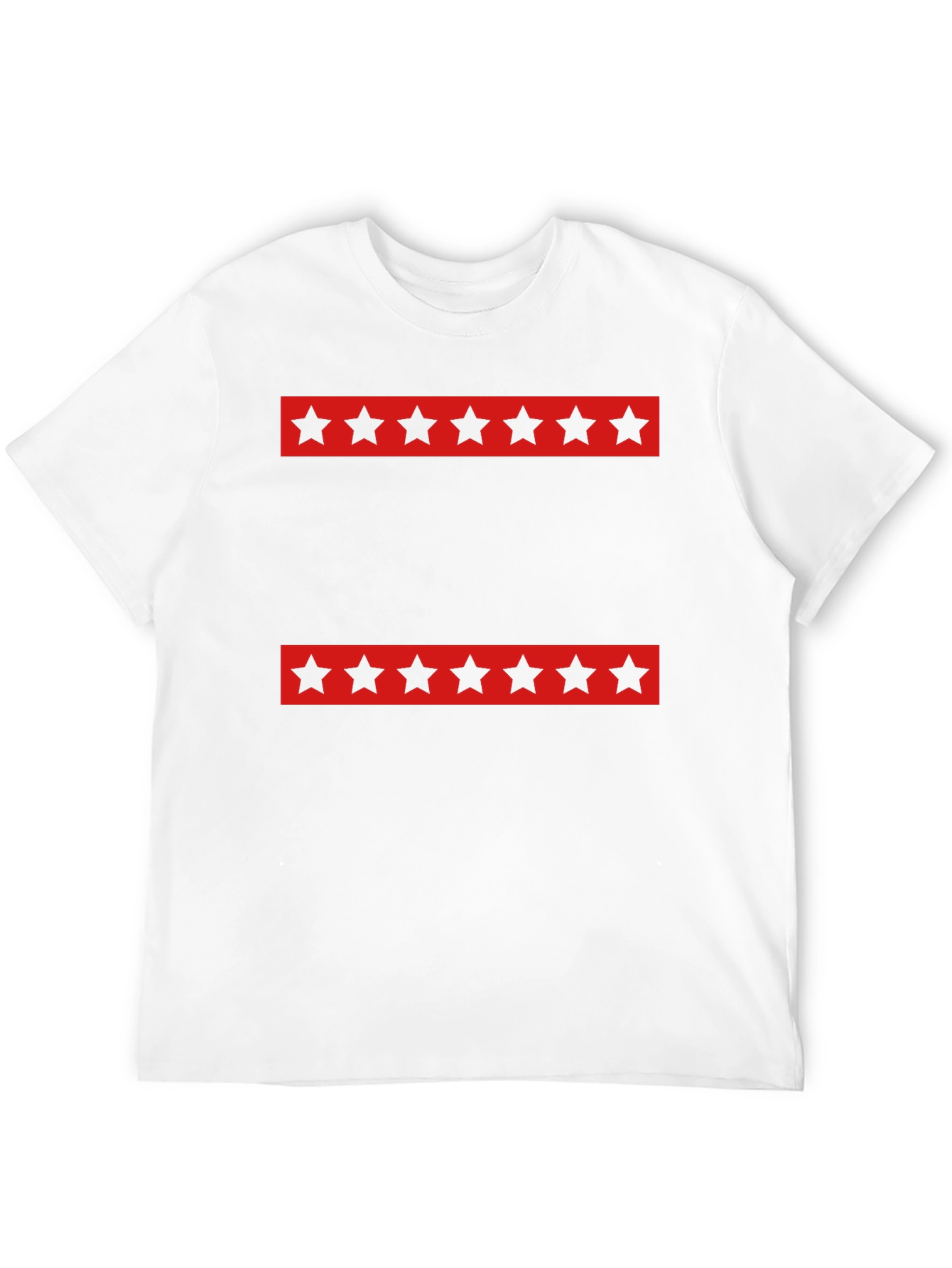 Chicago Flag Inspired T-Shirt - Black
