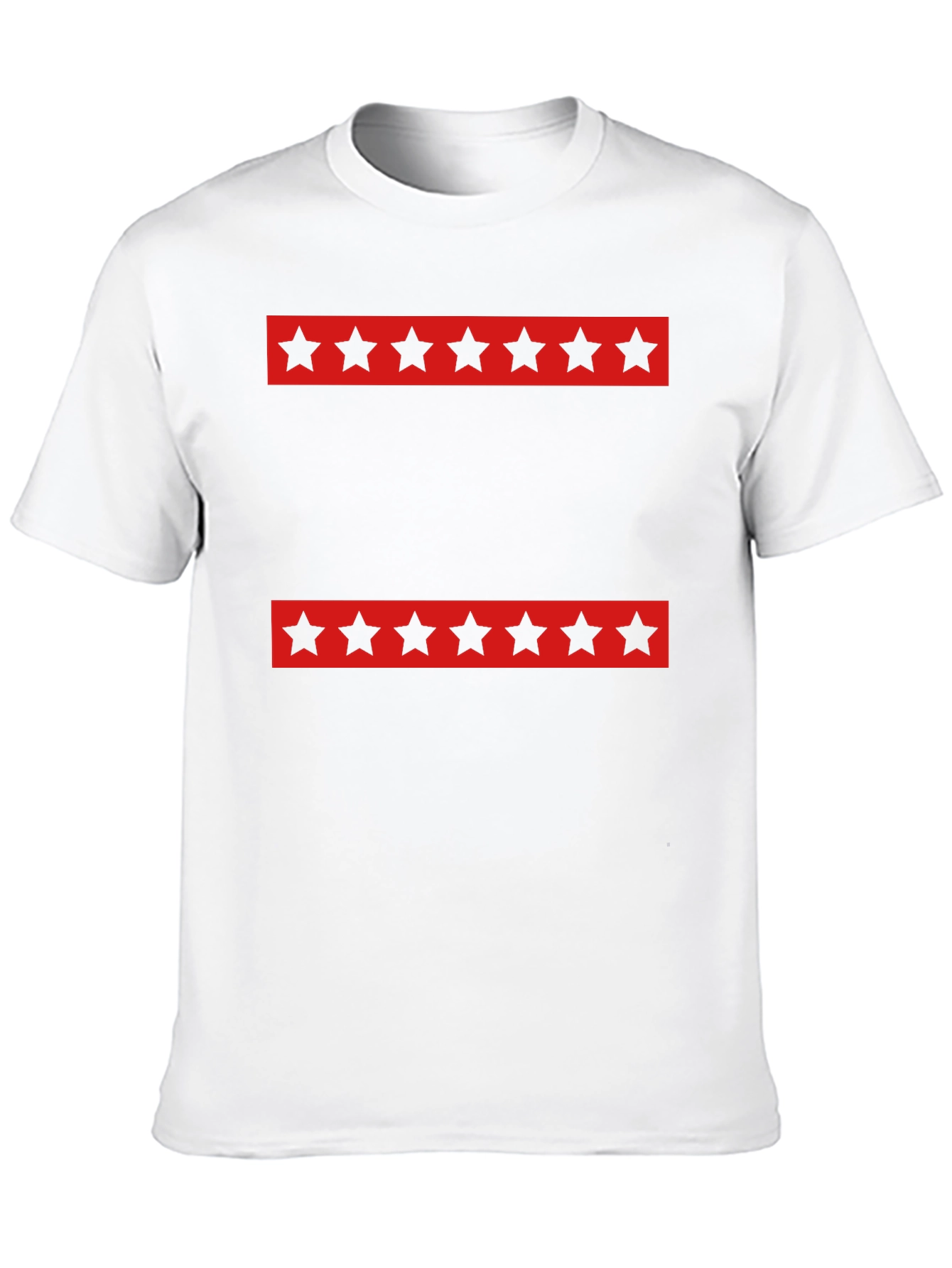 Chicago Flag Inspired T-Shirt - Black